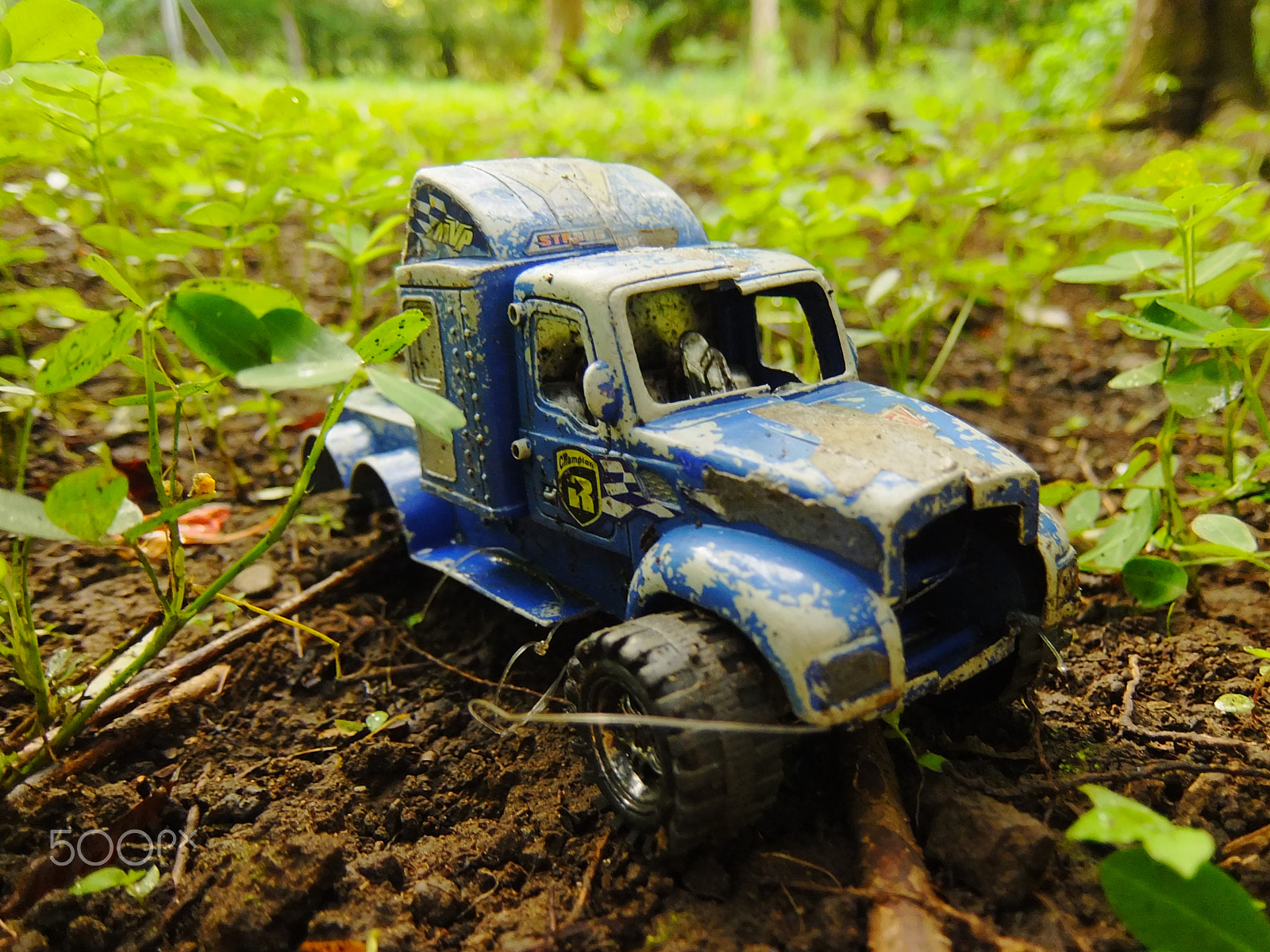 Fujifilm XF1 sample photo. Truck in the grass photography