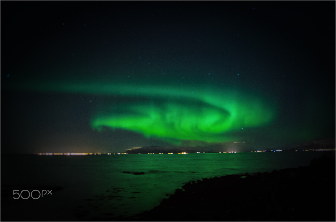Nikon D7000 + Sigma 18-50mm F2.8 EX DC Macro sample photo. Reykjavik aurora photography