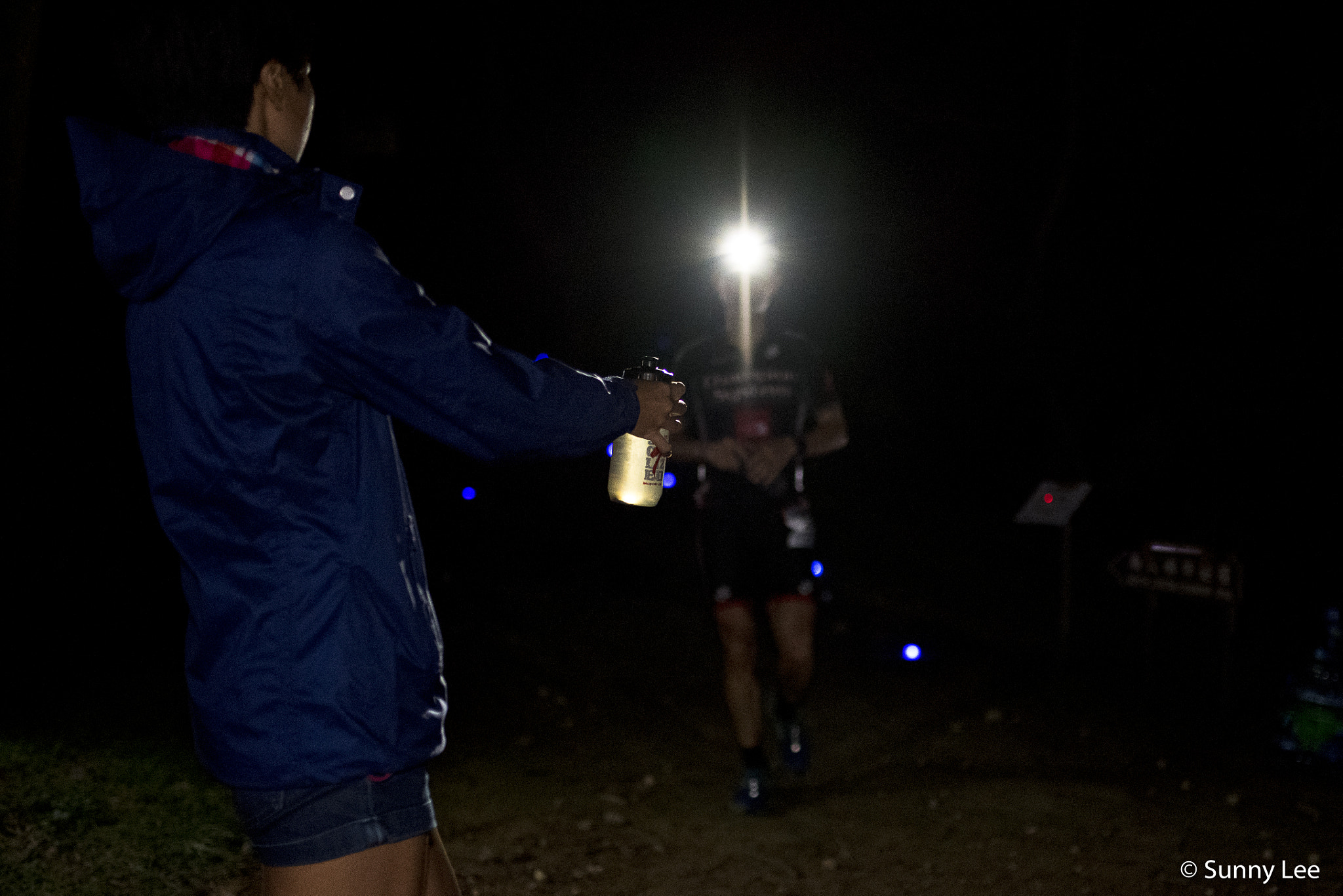 Nikon D5 + Sigma 35mm F1.4 DG HSM Art sample photo. Moontrekker - hong kong's night endurance competition photography