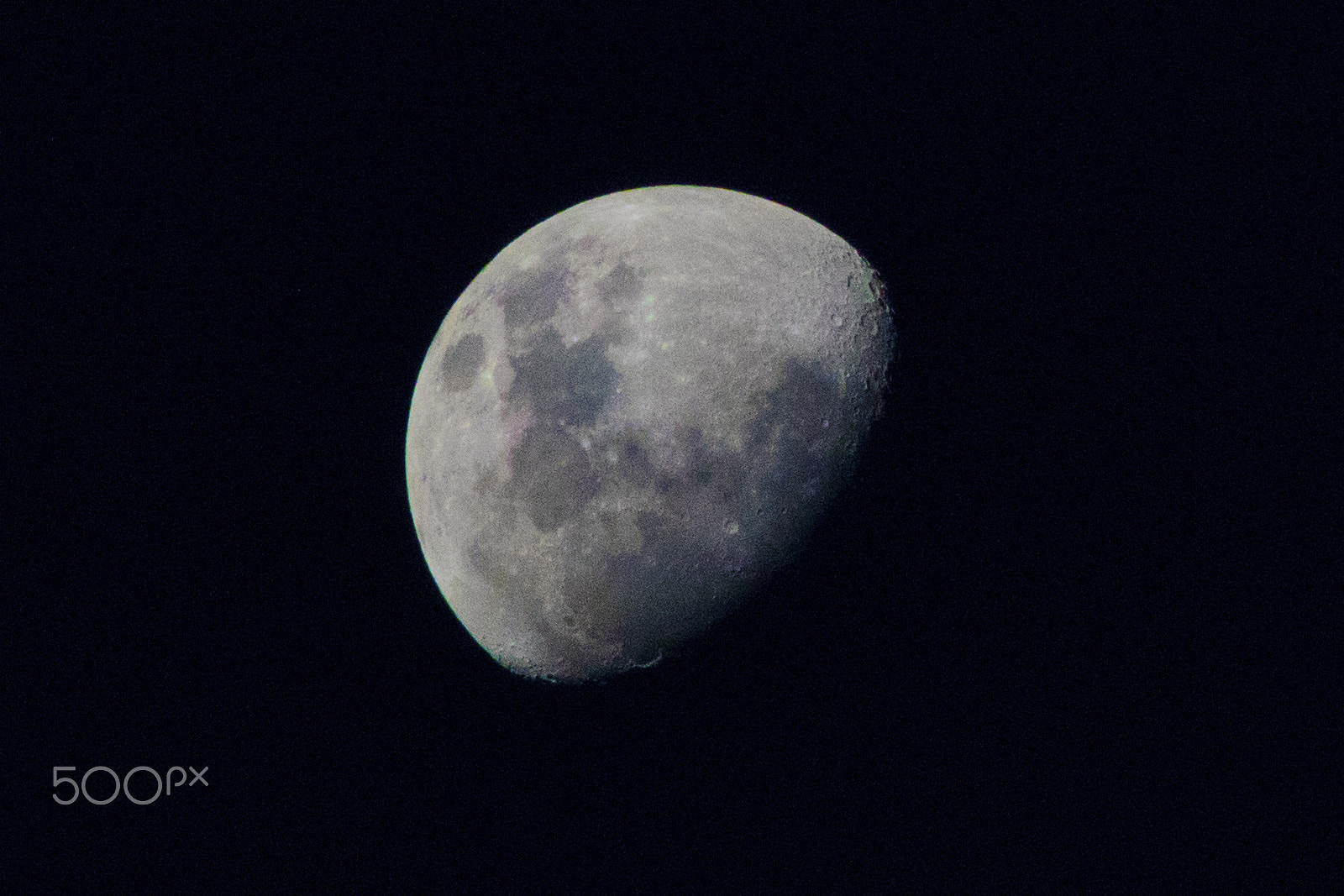 Canon EOS 750D (EOS Rebel T6i / EOS Kiss X8i) + EF75-300mm f/4-5.6 sample photo. Moon at sunset photography