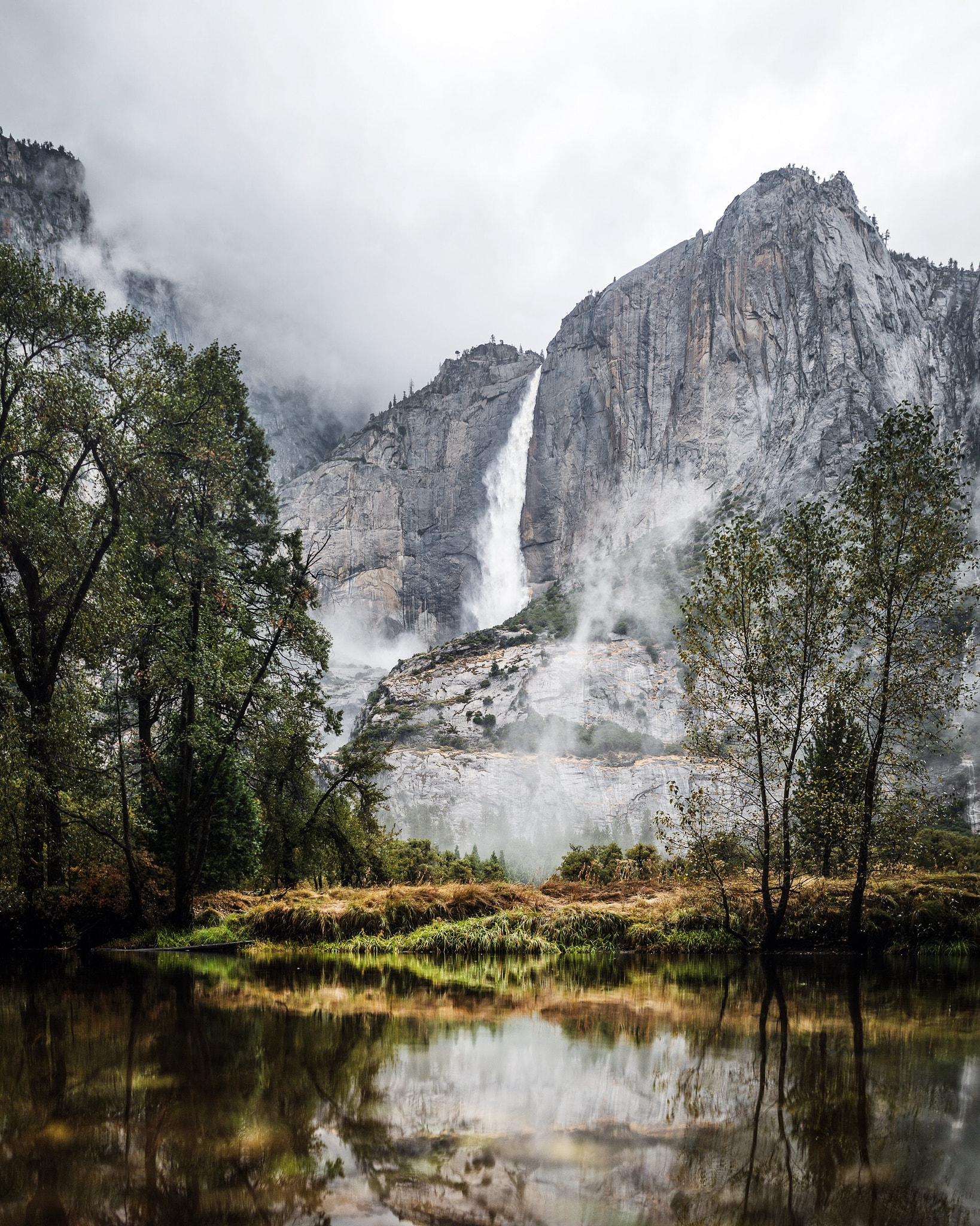 Nikon D4 + Sigma 35mm F1.4 DG HSM Art sample photo. Yosemite falls. yosemite. california. photography