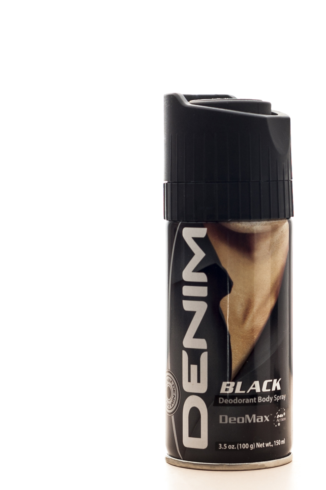 Nikon D40 + Nikon AF Nikkor 50mm F1.8D sample photo. Denim black deodorant photography