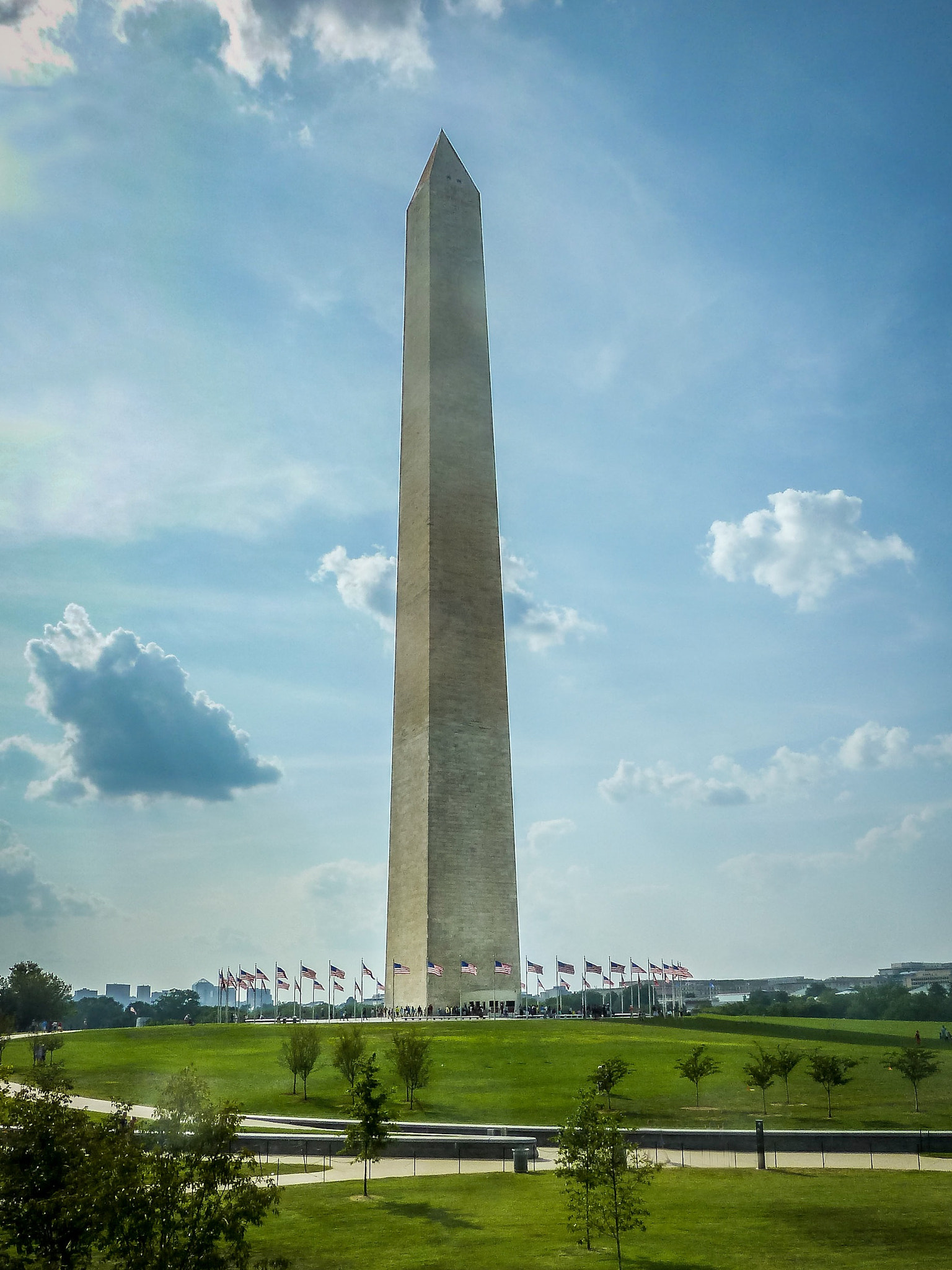 Panasonic Lumix DMC-ZS7 (Lumix DMC-TZ10) sample photo. Washington monument- washington, dc photography