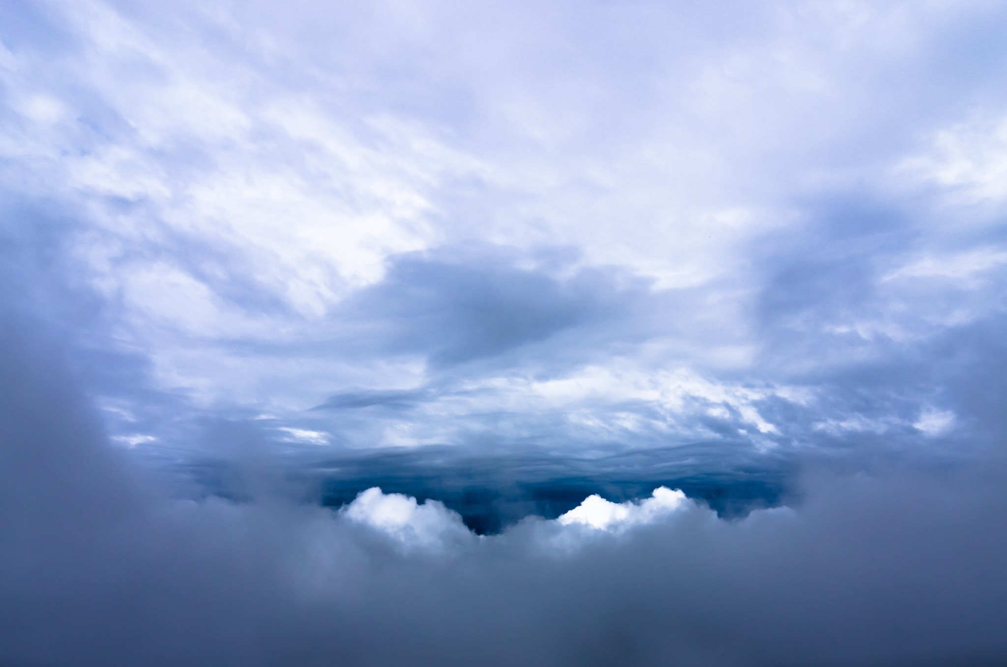 Pentax K-50 sample photo. Sea of clouds photography