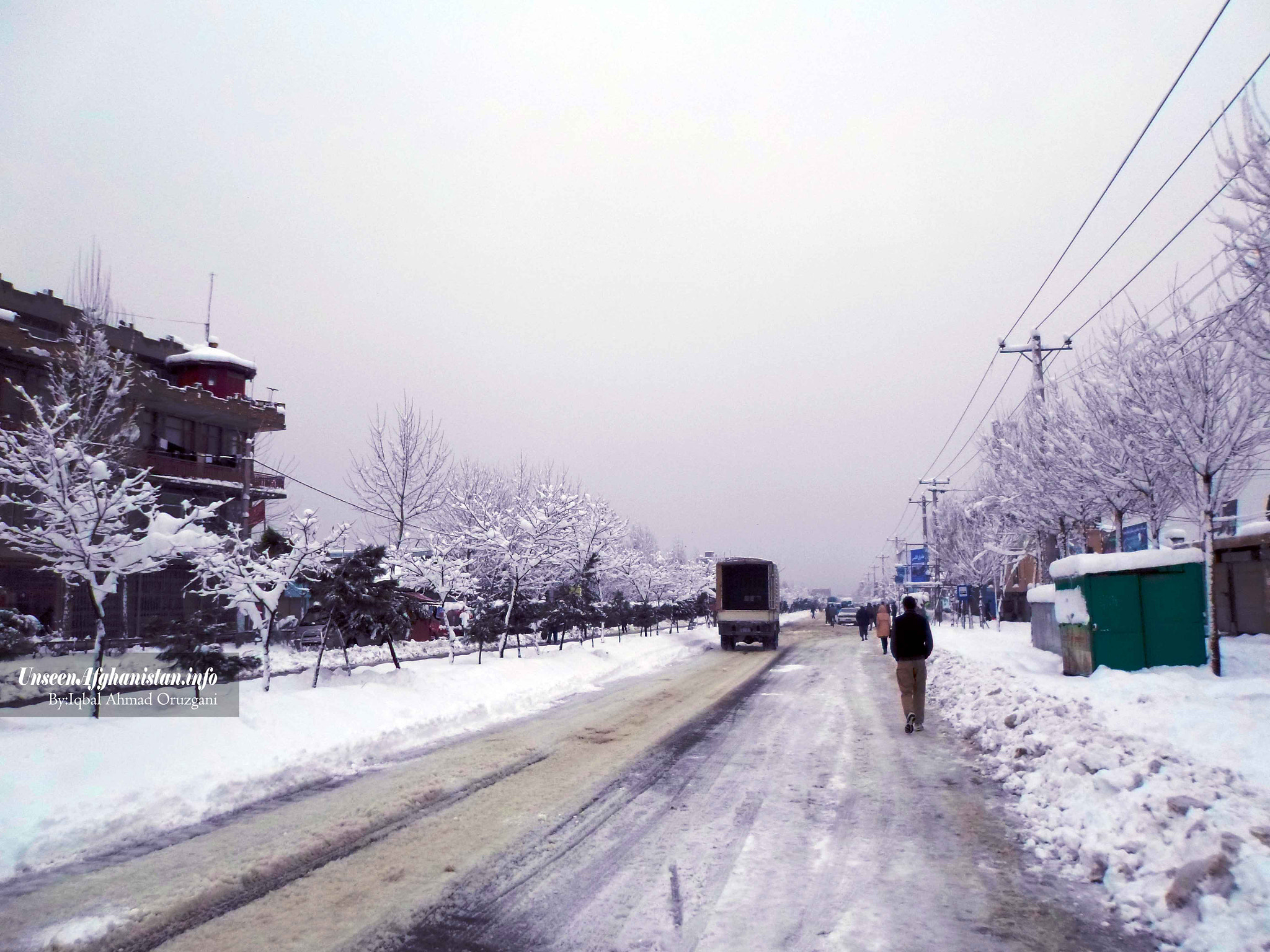 Samsung DV100 /  DV90 /  DV101 /  DV50 sample photo. Snowy morning of kabul photography