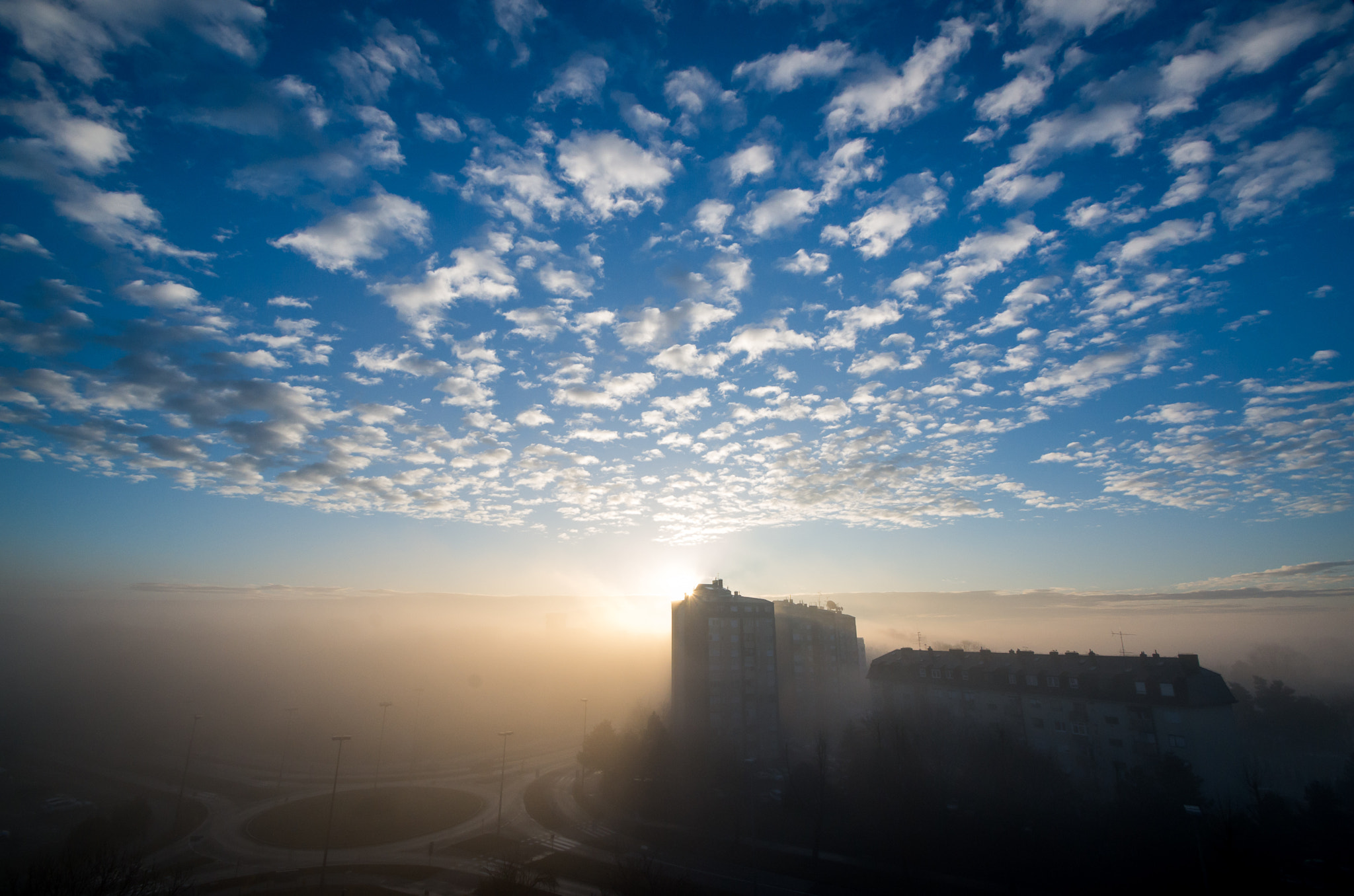 Pentax K-50 sample photo. Cakovec sunrise photography