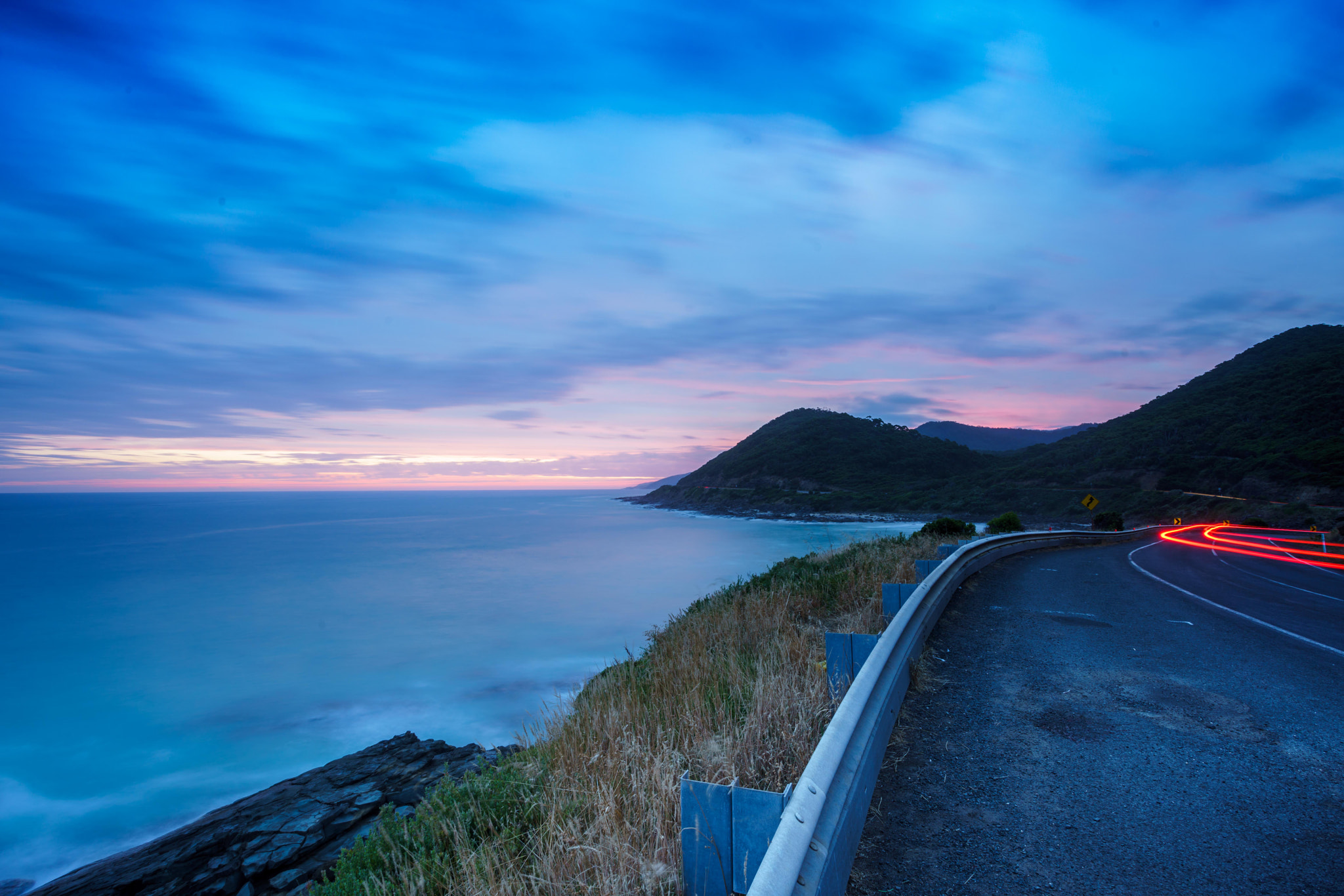 Sony a7R II + Canon EF 17-40mm F4L USM sample photo. Sunset over the hills photography