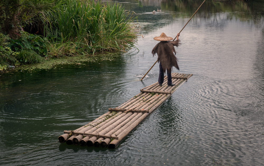 Nikon D800 + Nikon AF-S Nikkor 28-70mm F2.8 ED-IF sample photo. Bamboo raft photography