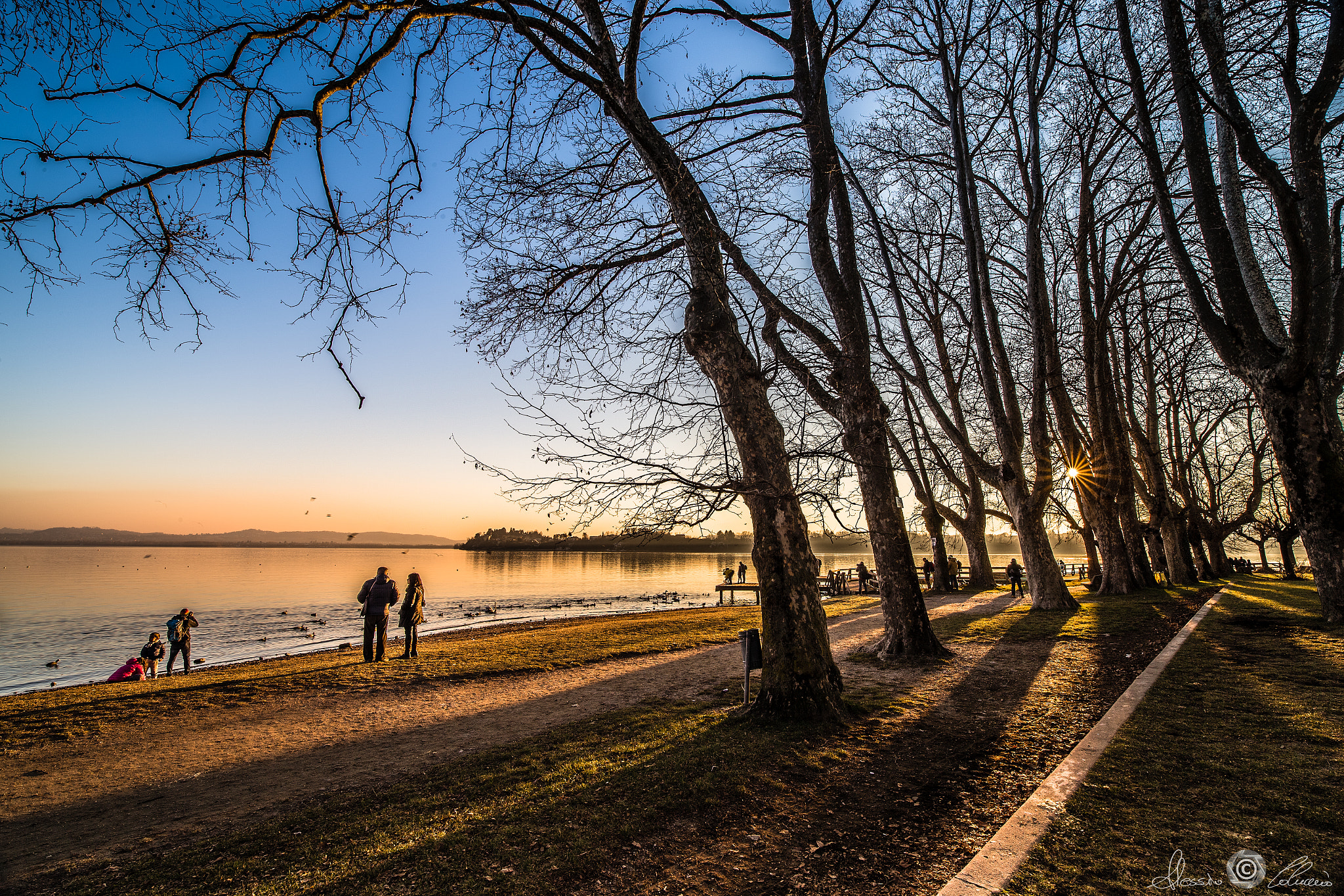 Canon EOS-1D X sample photo. Gavirate, walking at sunset photography