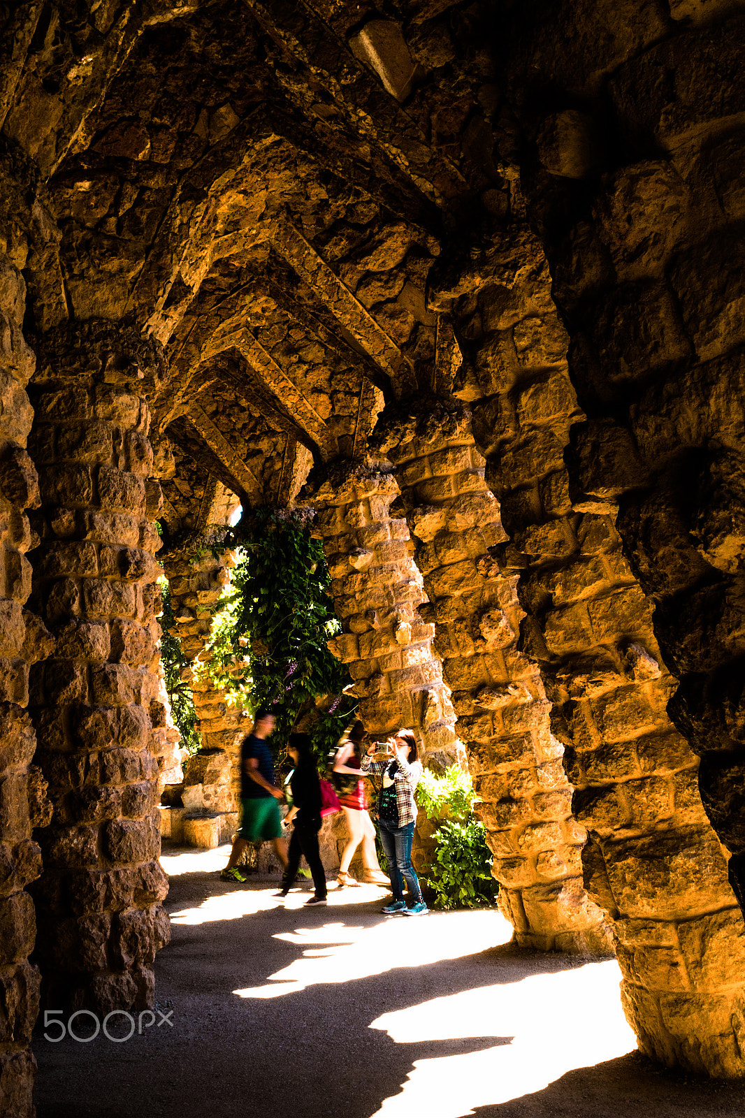 Canon EF 75-300mm F4.0-5.6 IS USM sample photo. Parc güell photography