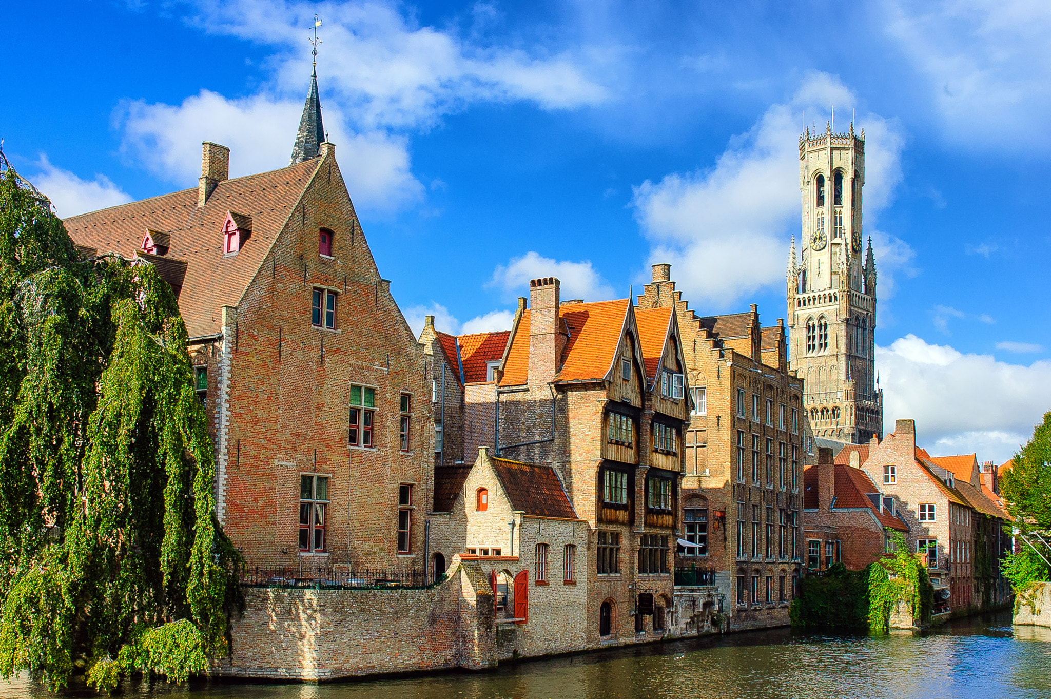 Nikon D70s sample photo. Brugge-rozenhoedkaai photography