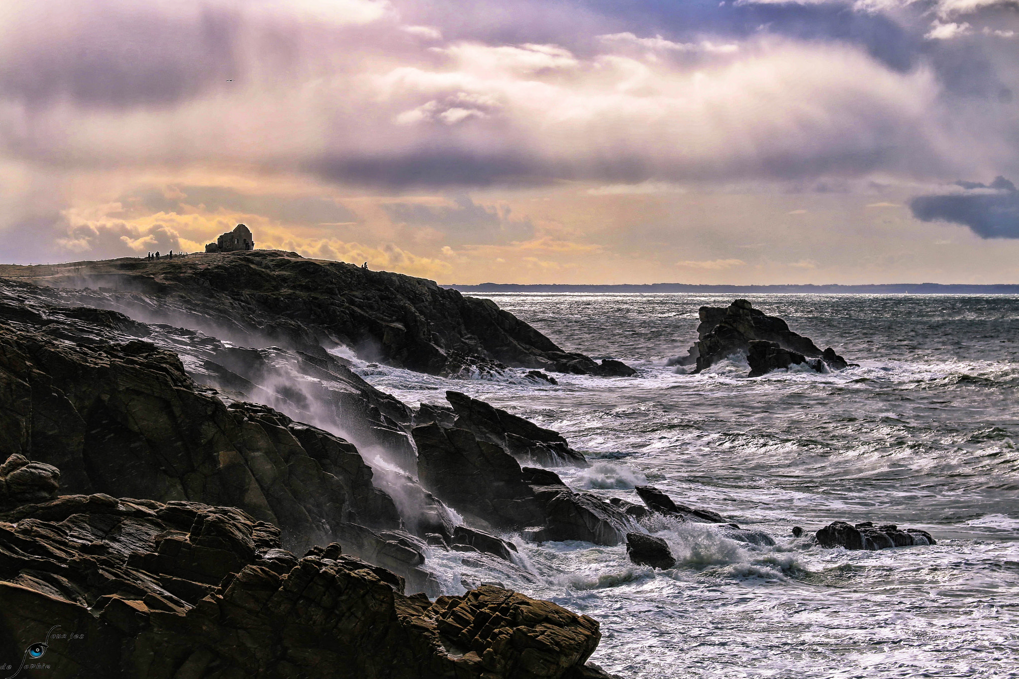Canon EF 28-135mm F3.5-5.6 IS USM sample photo. Winter's seascape photography
