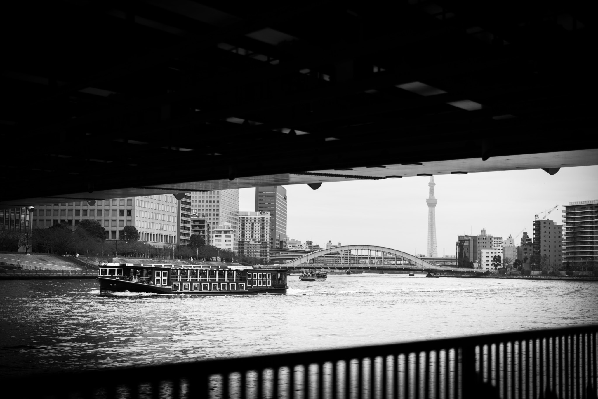 Nikon AF-S Nikkor 58mm F1.4G sample photo. Chuo-ohashi bridge photography