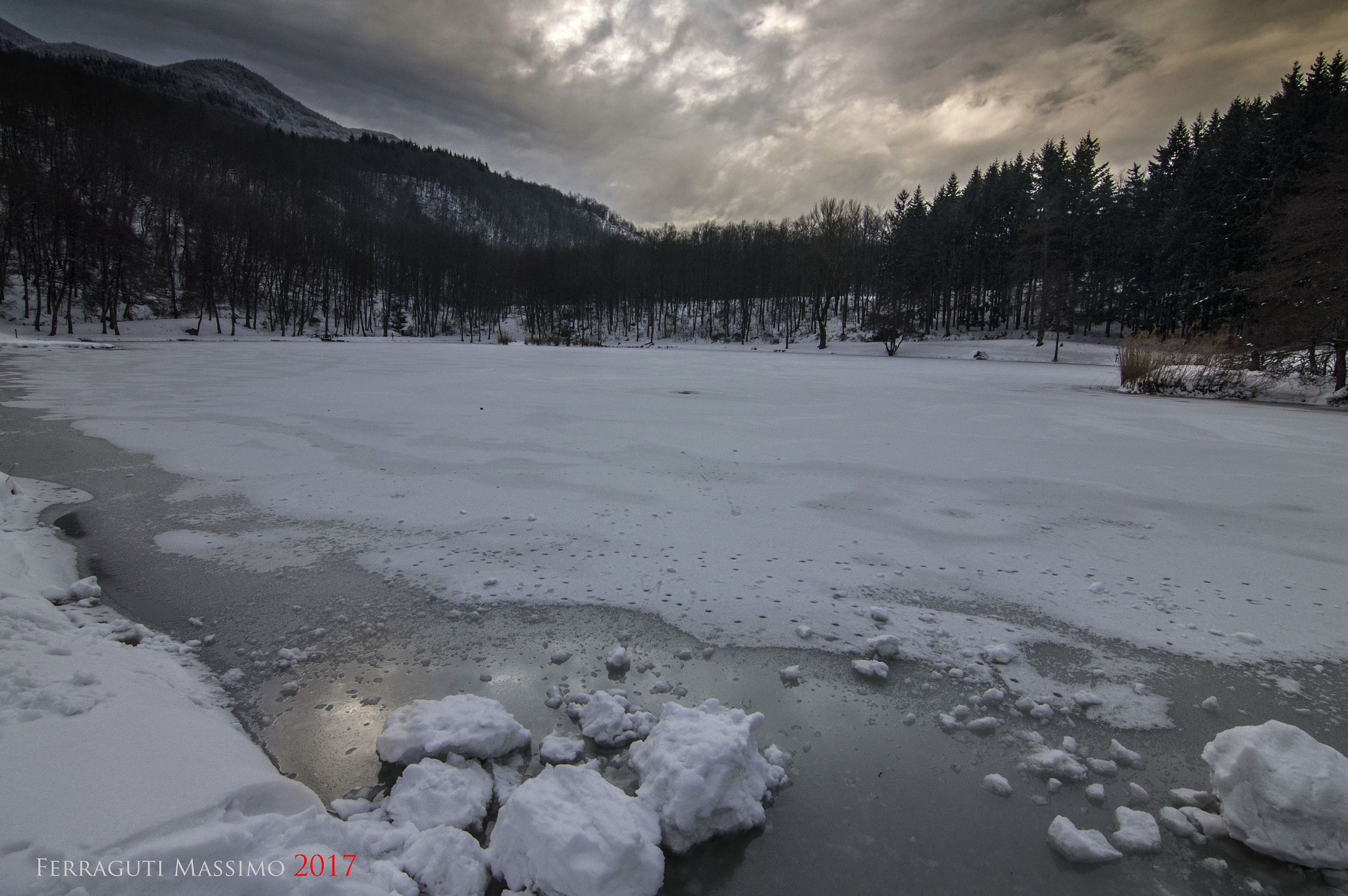 Nikon D3200 sample photo. ..inverno...lago pontini.. photography