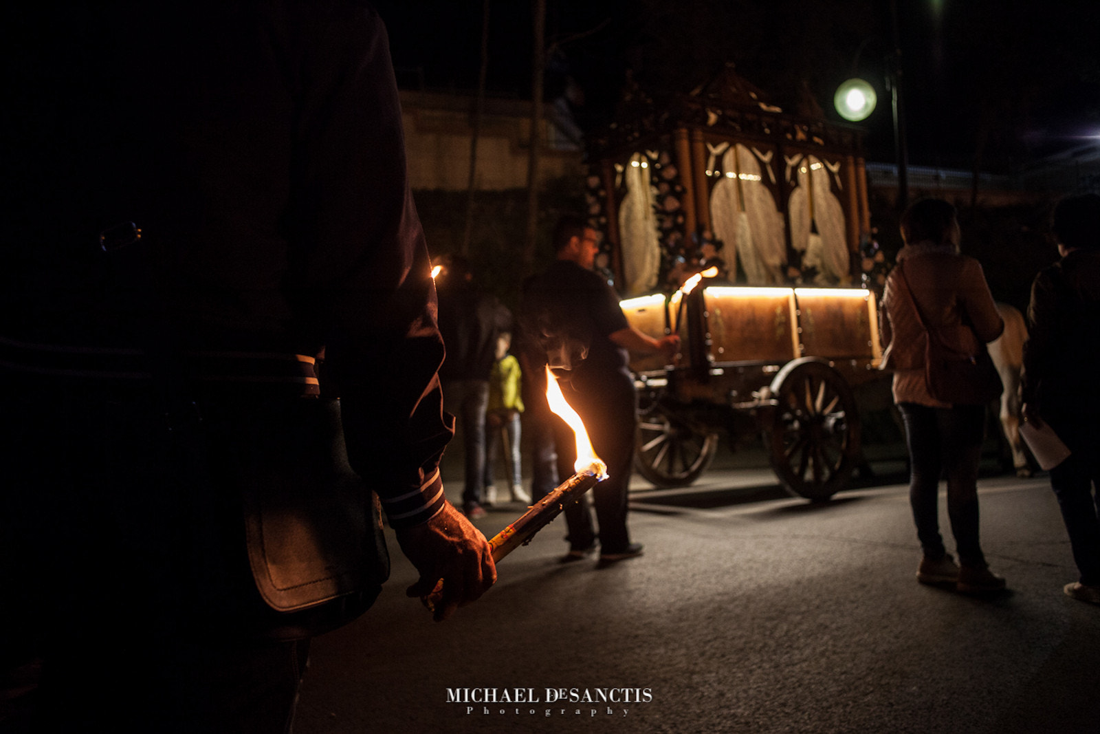 Canon EOS 5D Mark II + Canon EF 28mm F2.8 sample photo. The torchlight procession photography