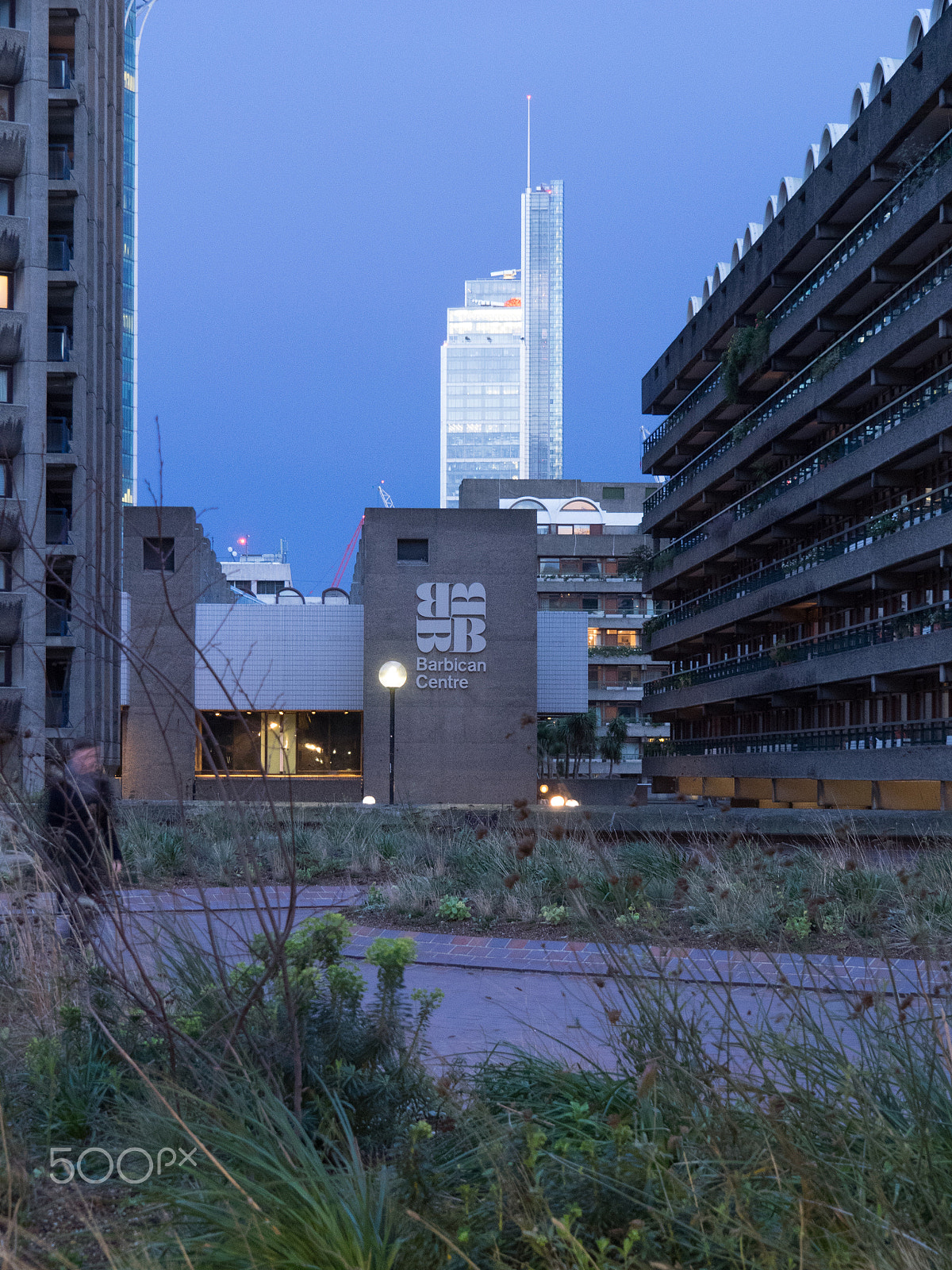 OLYMPUS M.14-150mm F4.0-5.6 II sample photo. Barbican centre in london photography