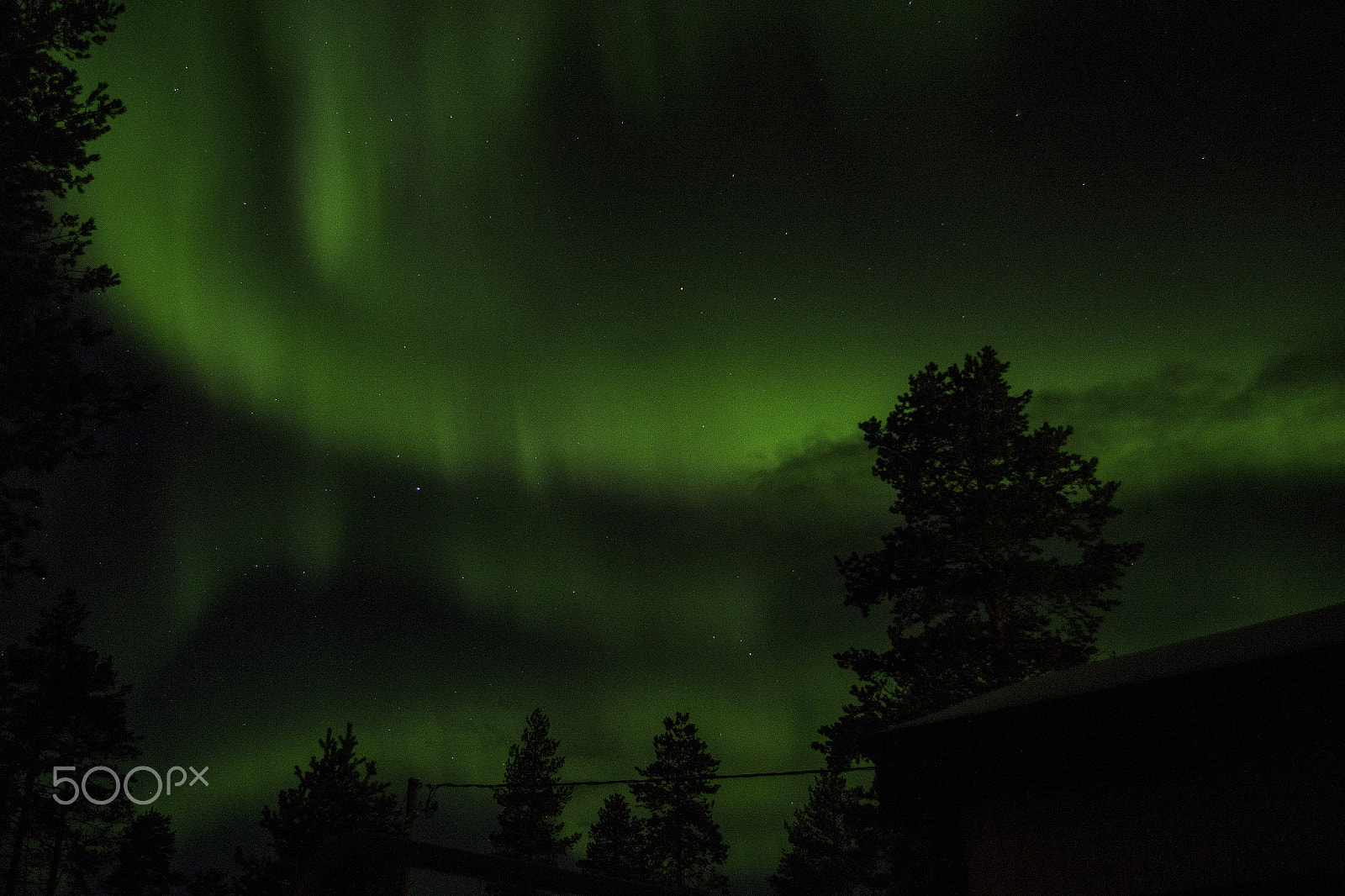 Pentax K-S1 sample photo. Aurora boreal photography
