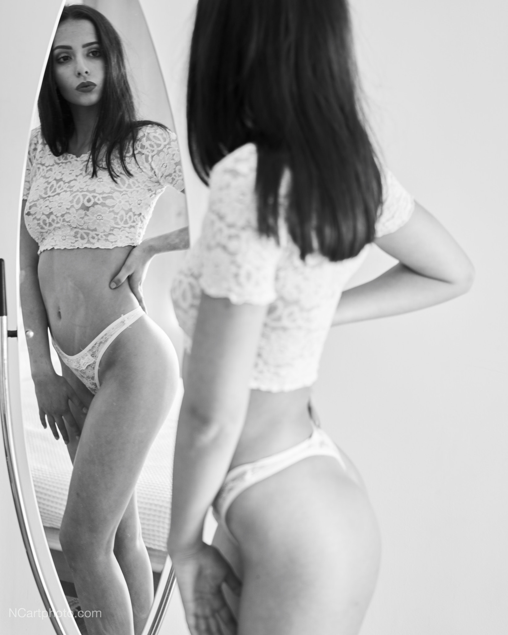 Sony E 35mm F1.8 OSS sample photo. Eduarda and mirror 1 photography