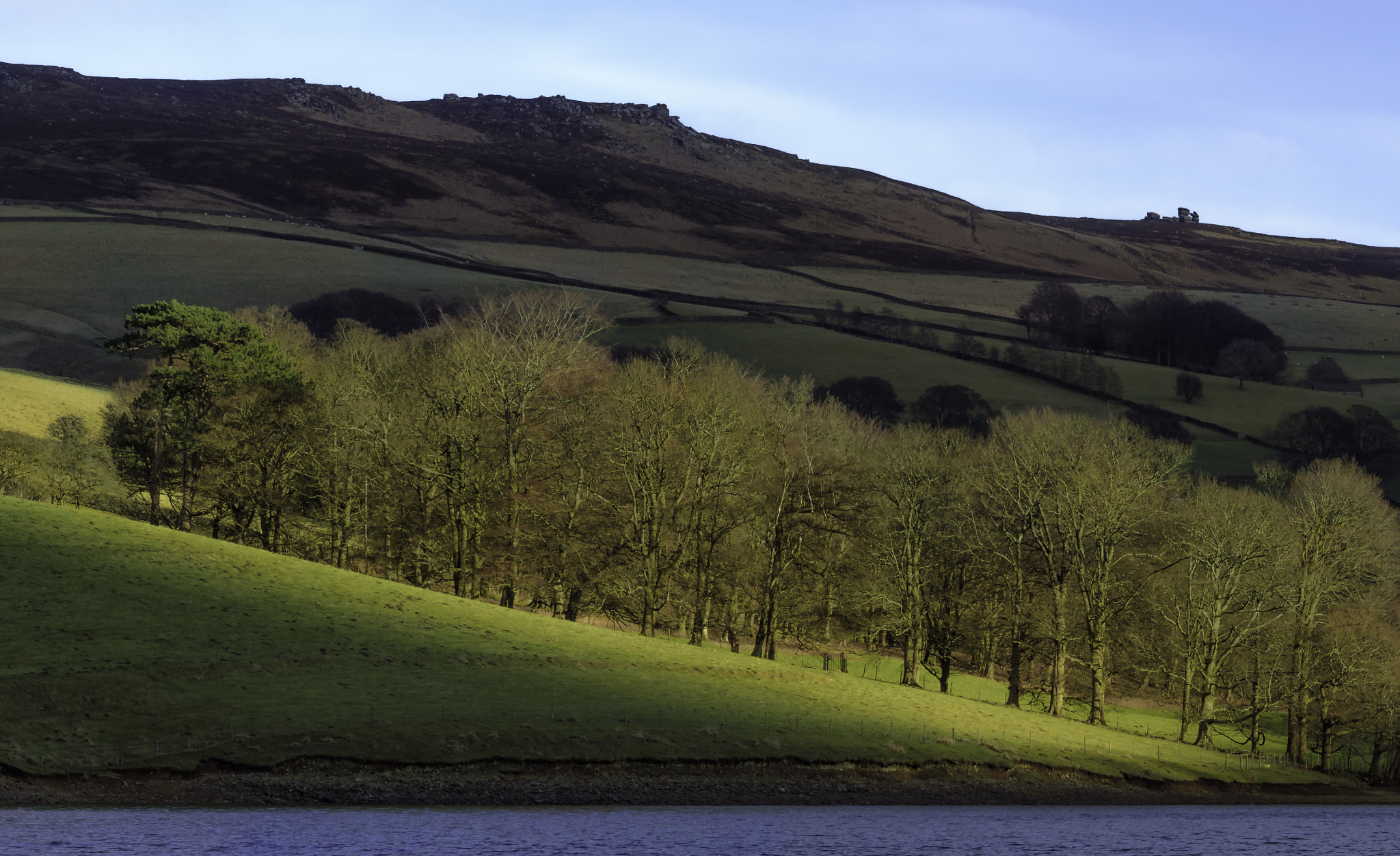 Canon EF-S 55-250mm F4-5.6 IS sample photo. Edge of ladybower photography
