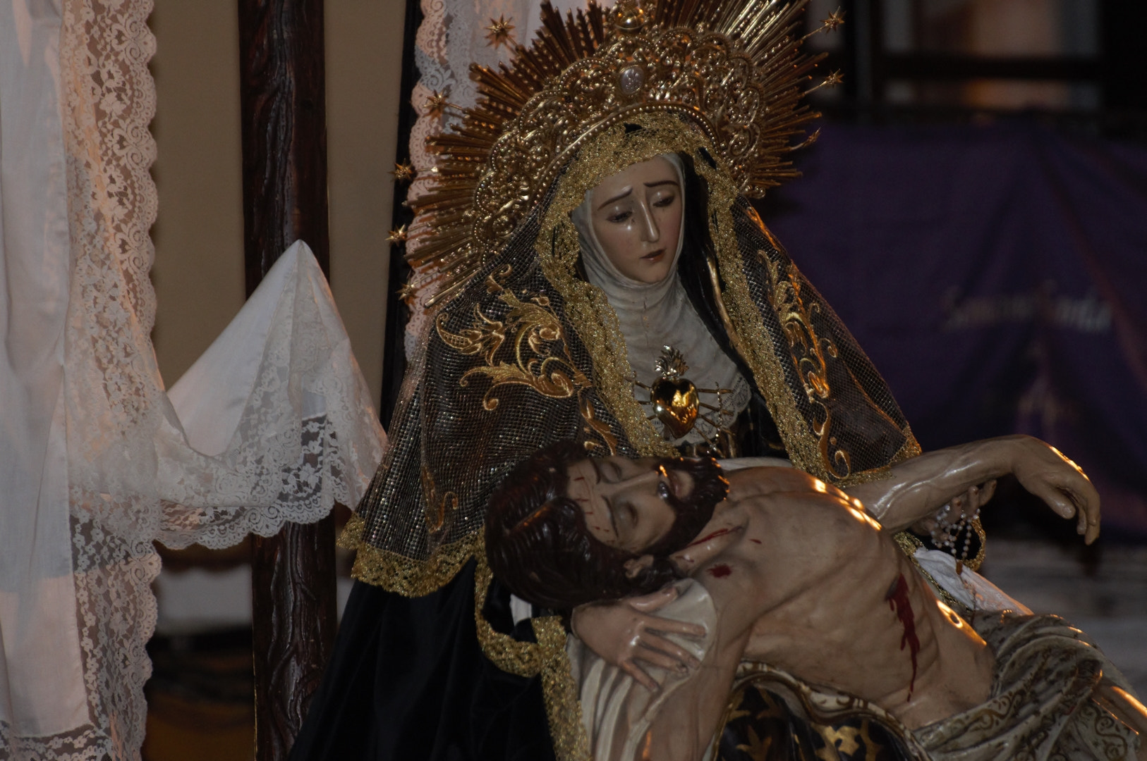 Nikon D5000 sample photo. Semana santa badajoz photography
