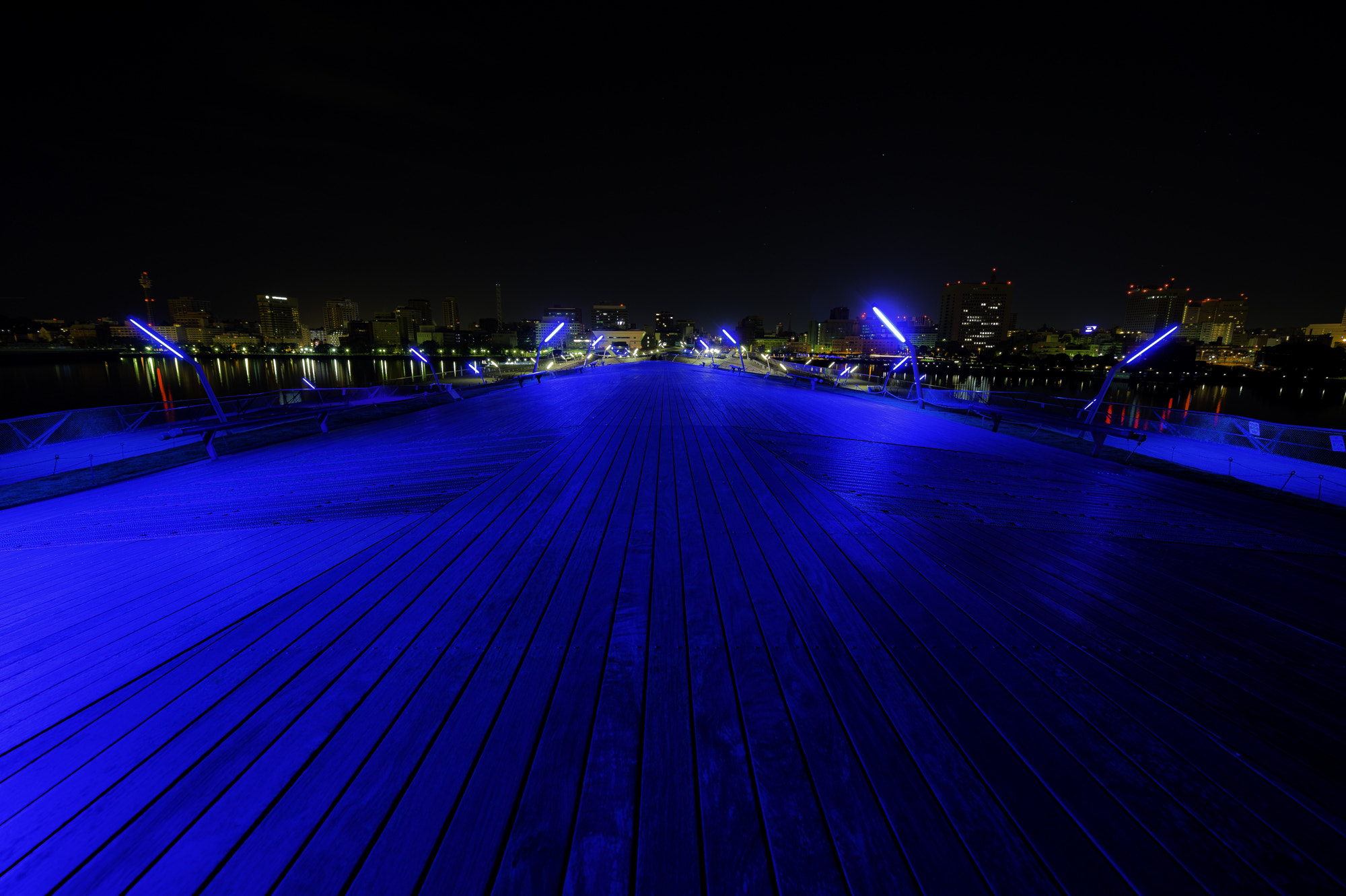Nikon D4 sample photo. The night view of yokohama photography