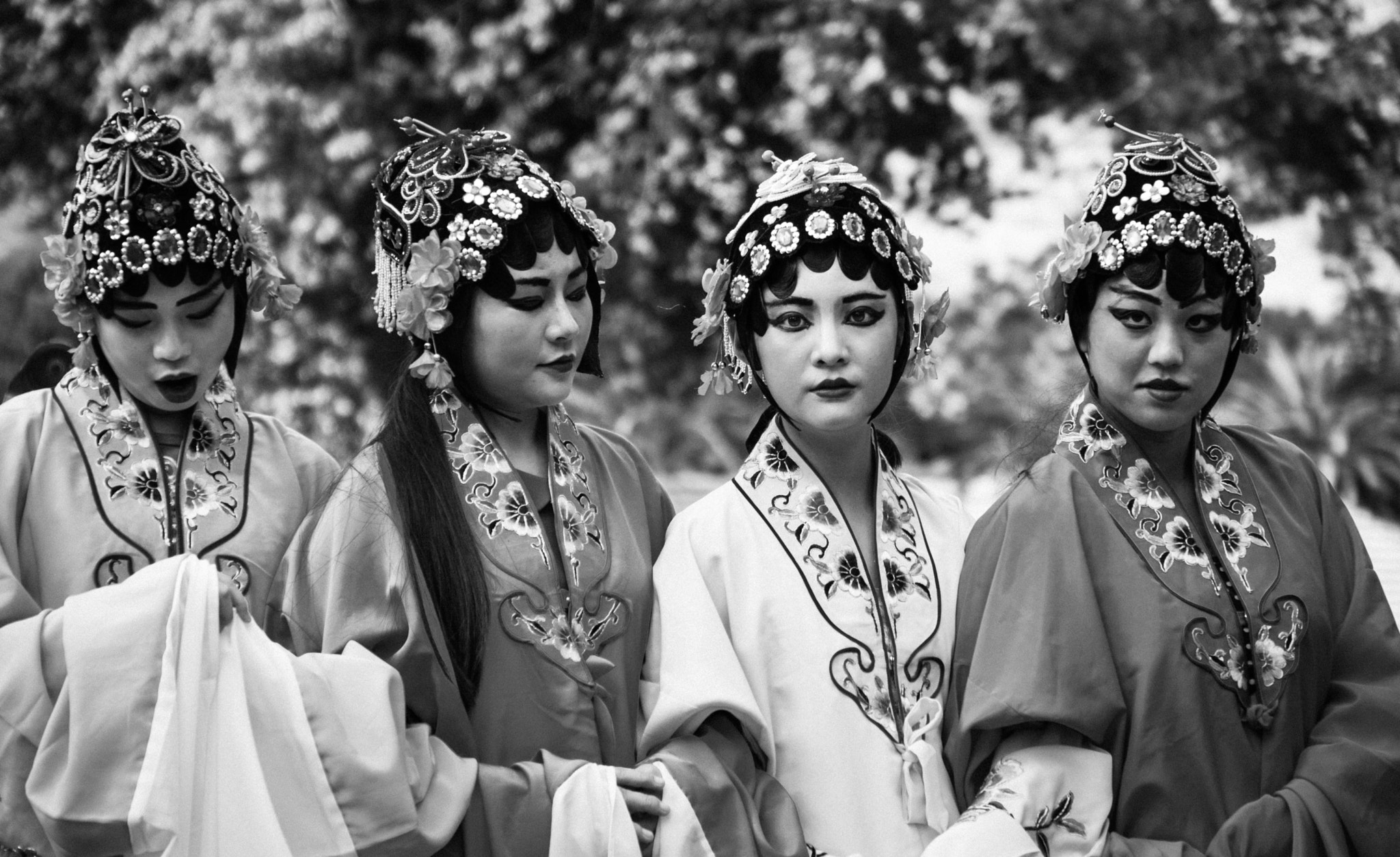 Fujifilm X-Pro2 + Fujifilm XF 18-135mm F3.5-5.6 R LM OIS WR sample photo. Chinese girls getting ready to parade - chinese ne ... photography