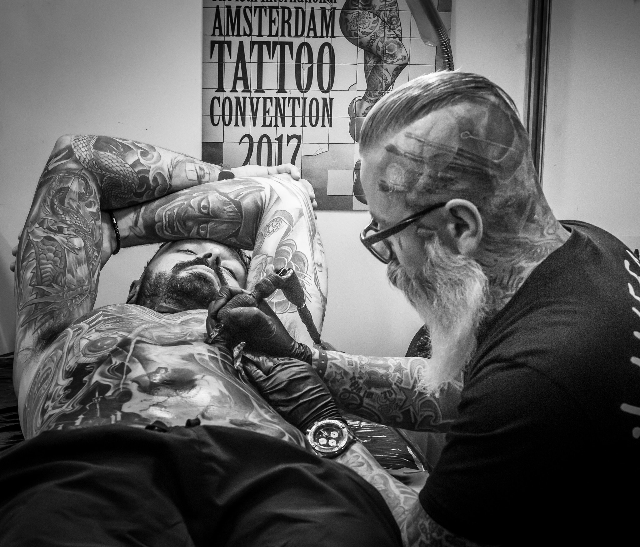 Nikon D600 + Nikon AF Nikkor 50mm F1.4D sample photo. Milano tattoo convention photography