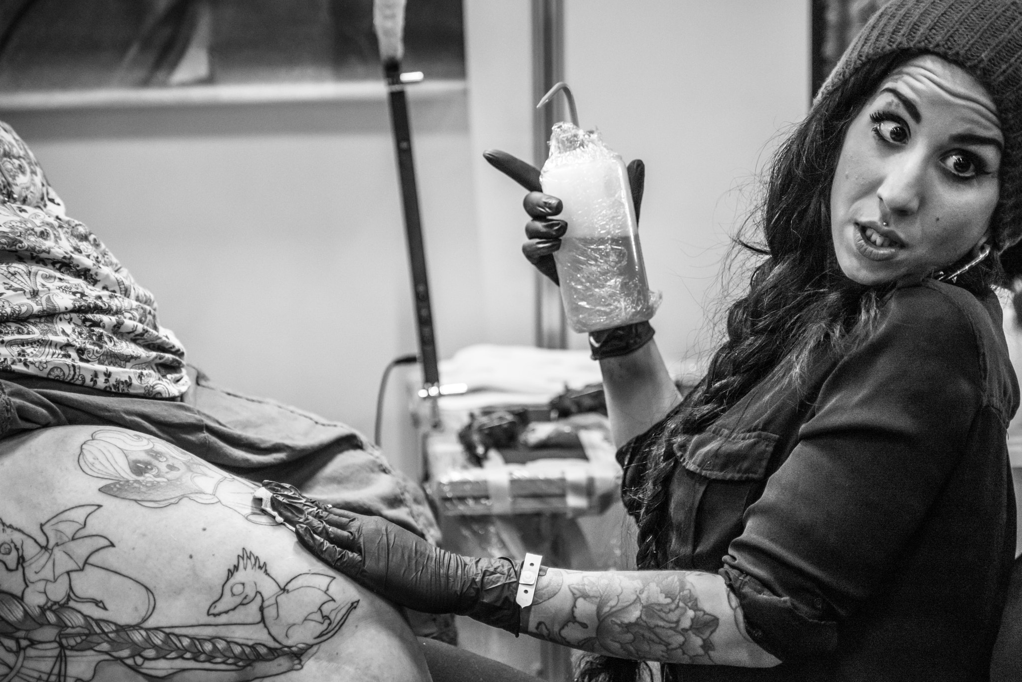 Nikon D600 sample photo. Milano tattoo convention photography