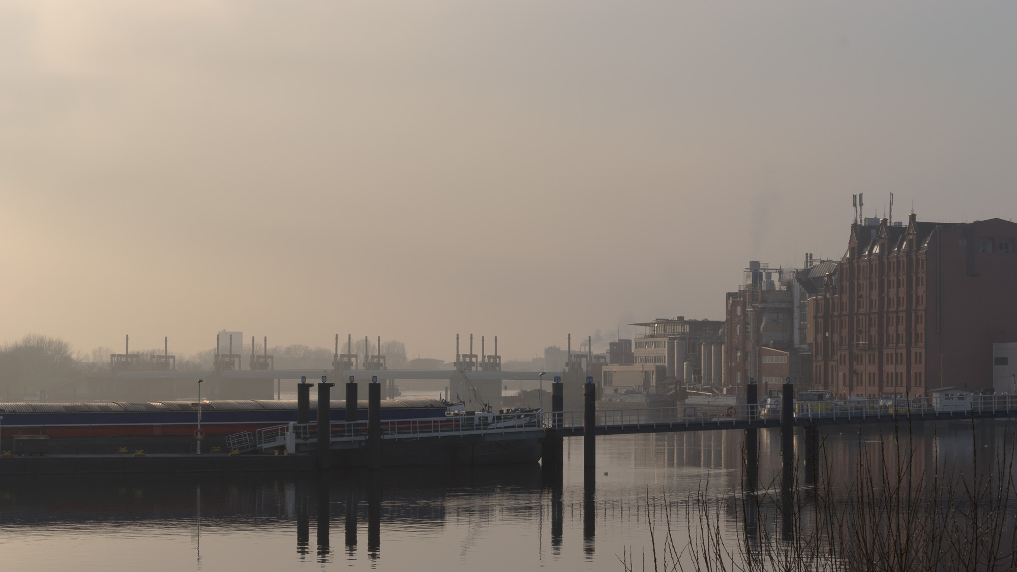 Pentax K-3 sample photo. Winter at the port photography