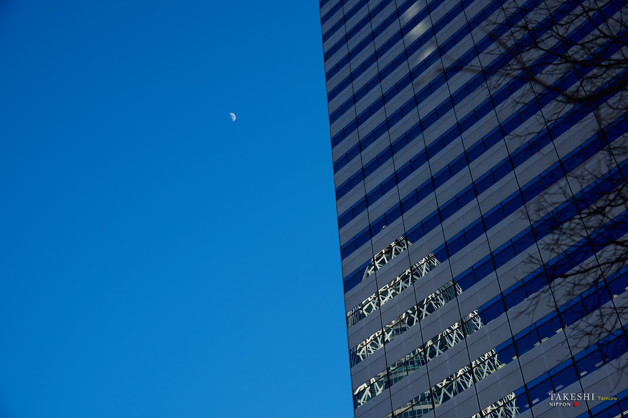 Nikon AF-S Nikkor 24-120mm F4G ED VR sample photo. Moon of shinjuku photography
