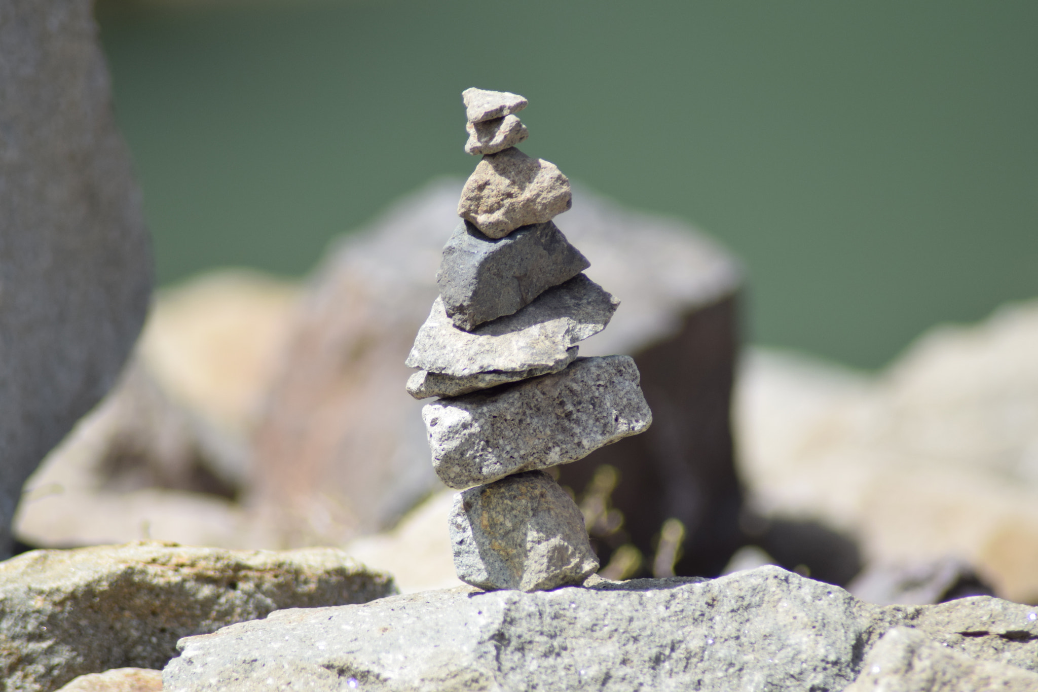 Nikon AF Nikkor 70-300mm F4-5.6G sample photo. Rocas apiladas photography