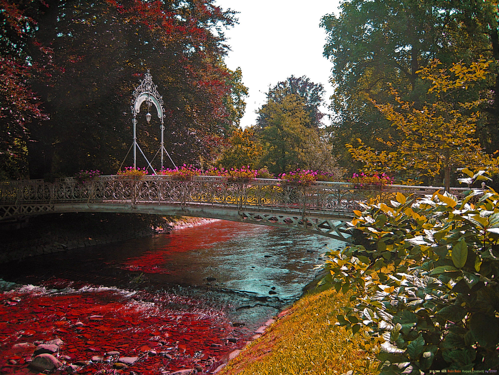 Canon DIGITAL IXUS 860 IS sample photo. Ger baden baden [river o'colours] aug 2008 by kwot photography