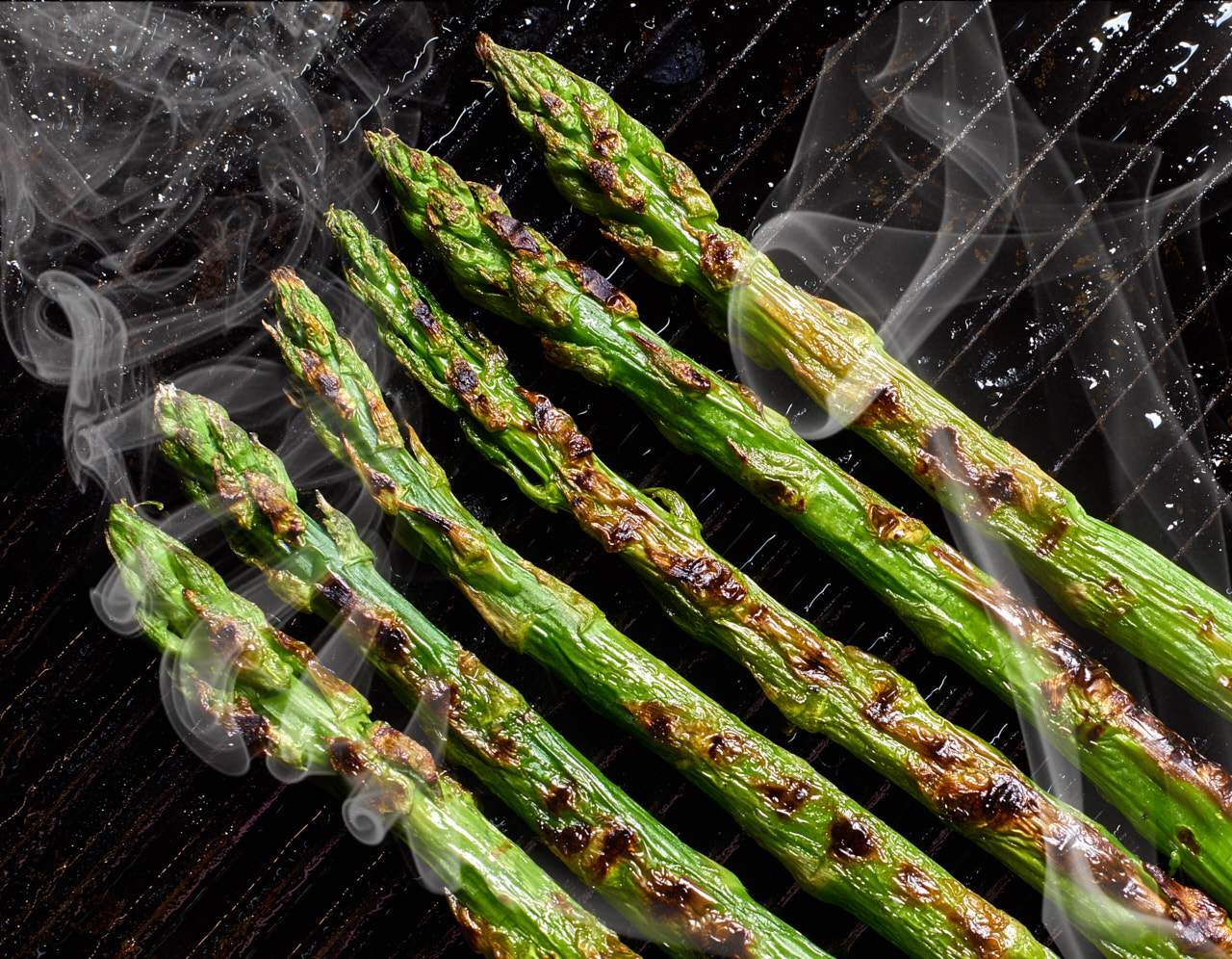 Nikon AF-S Nikkor 50mm F1.4G sample photo. Accompanied by asparagus photography