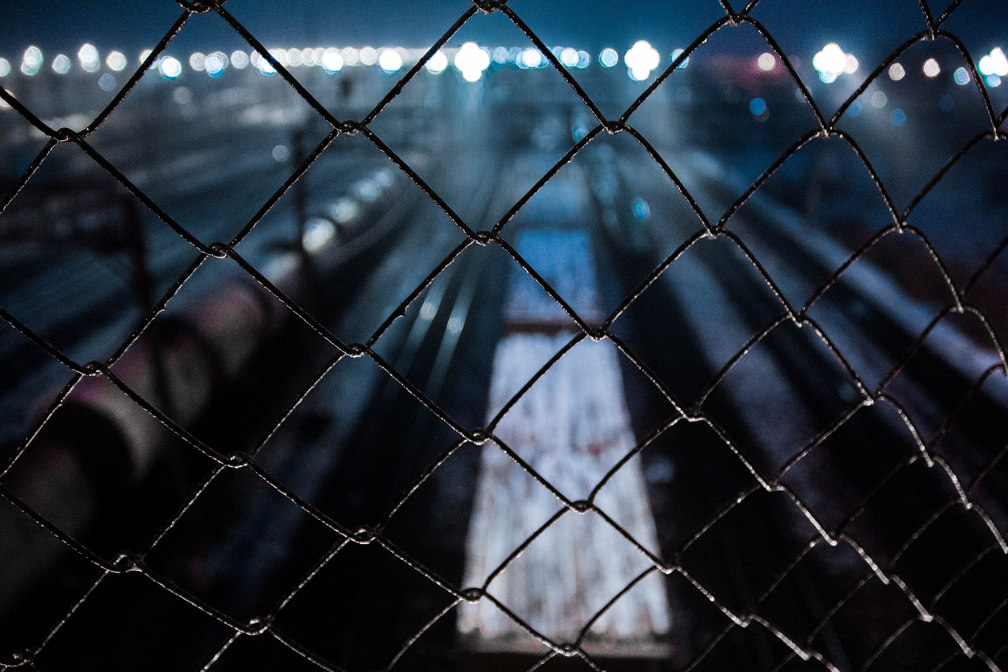 Canon EOS 60D sample photo. Railroad in the night photography