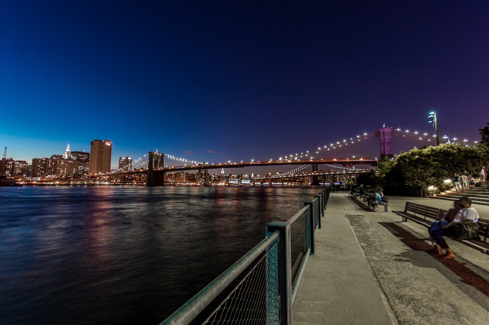 Sigma 10-20mm F4-5.6 EX DC HSM sample photo. Brooklyn bridge photography