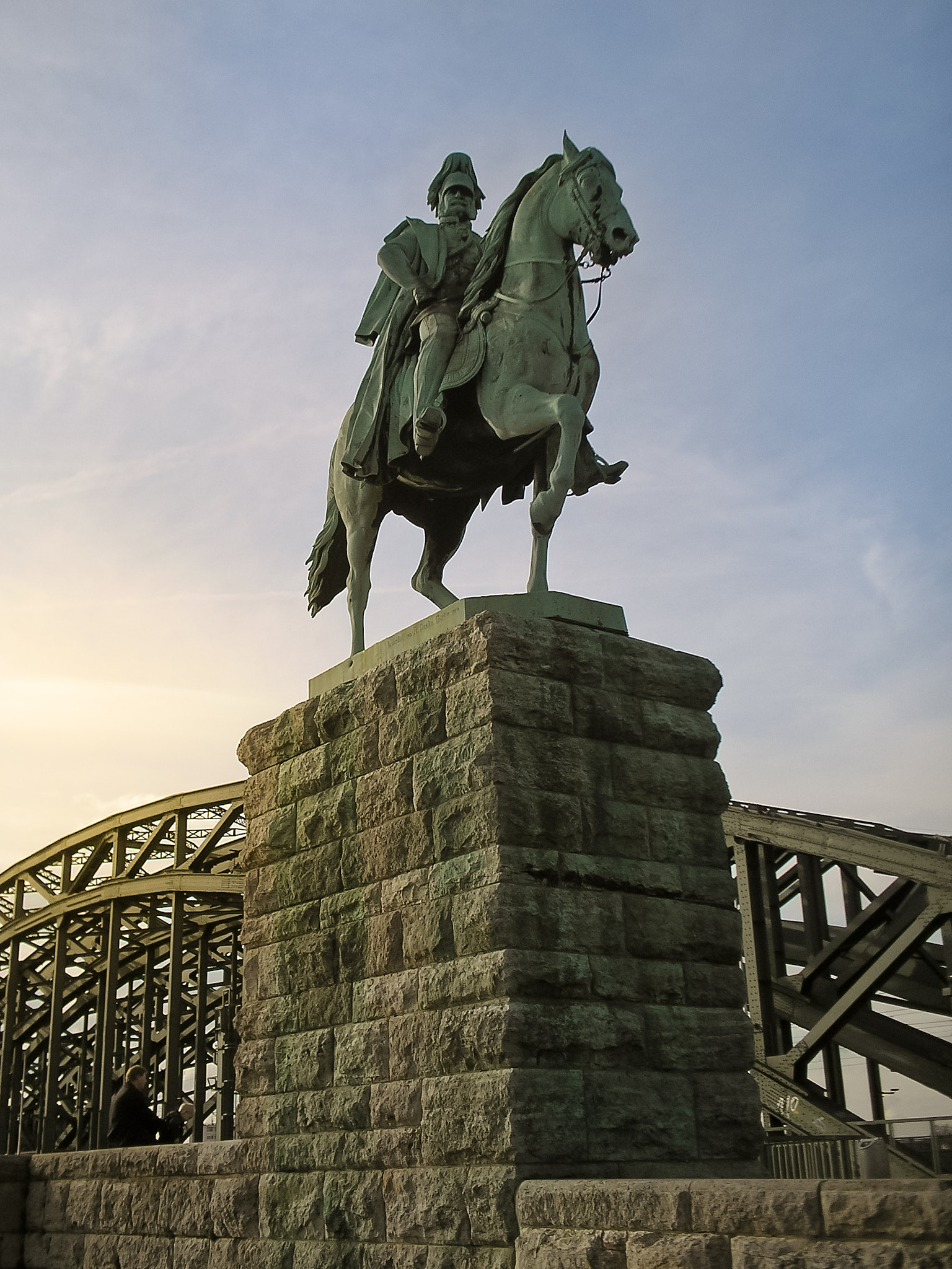 Olympus C180,D435 sample photo. Equestrian statue of kaiser wilhelm i. photography