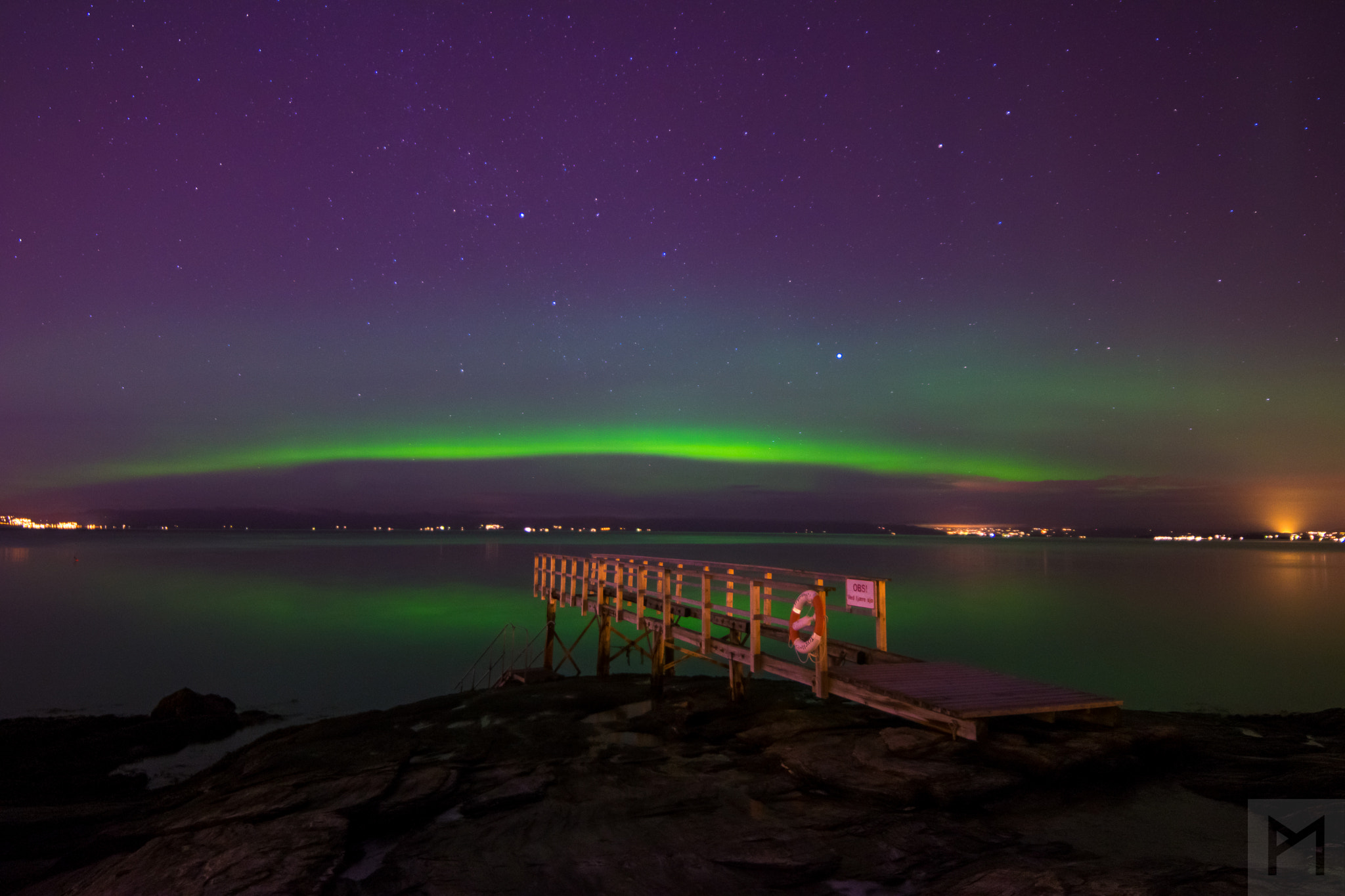 Samyang 14mm F2.8 ED AS IF UMC sample photo. Let's take a bath under the aurora! photography