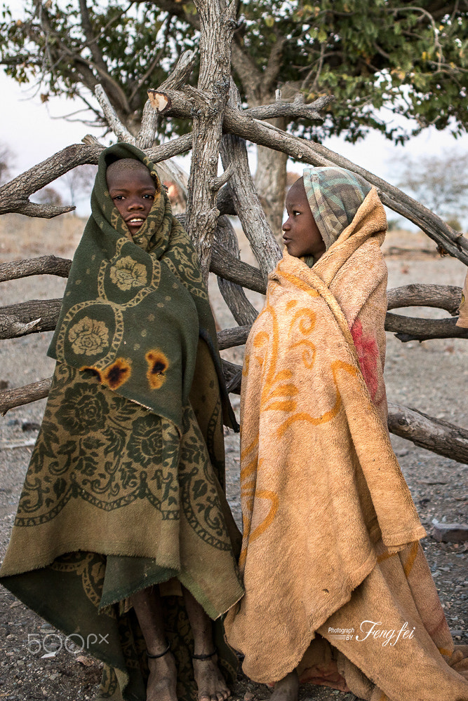 Canon EOS-1D X sample photo. Himba of namibia photography