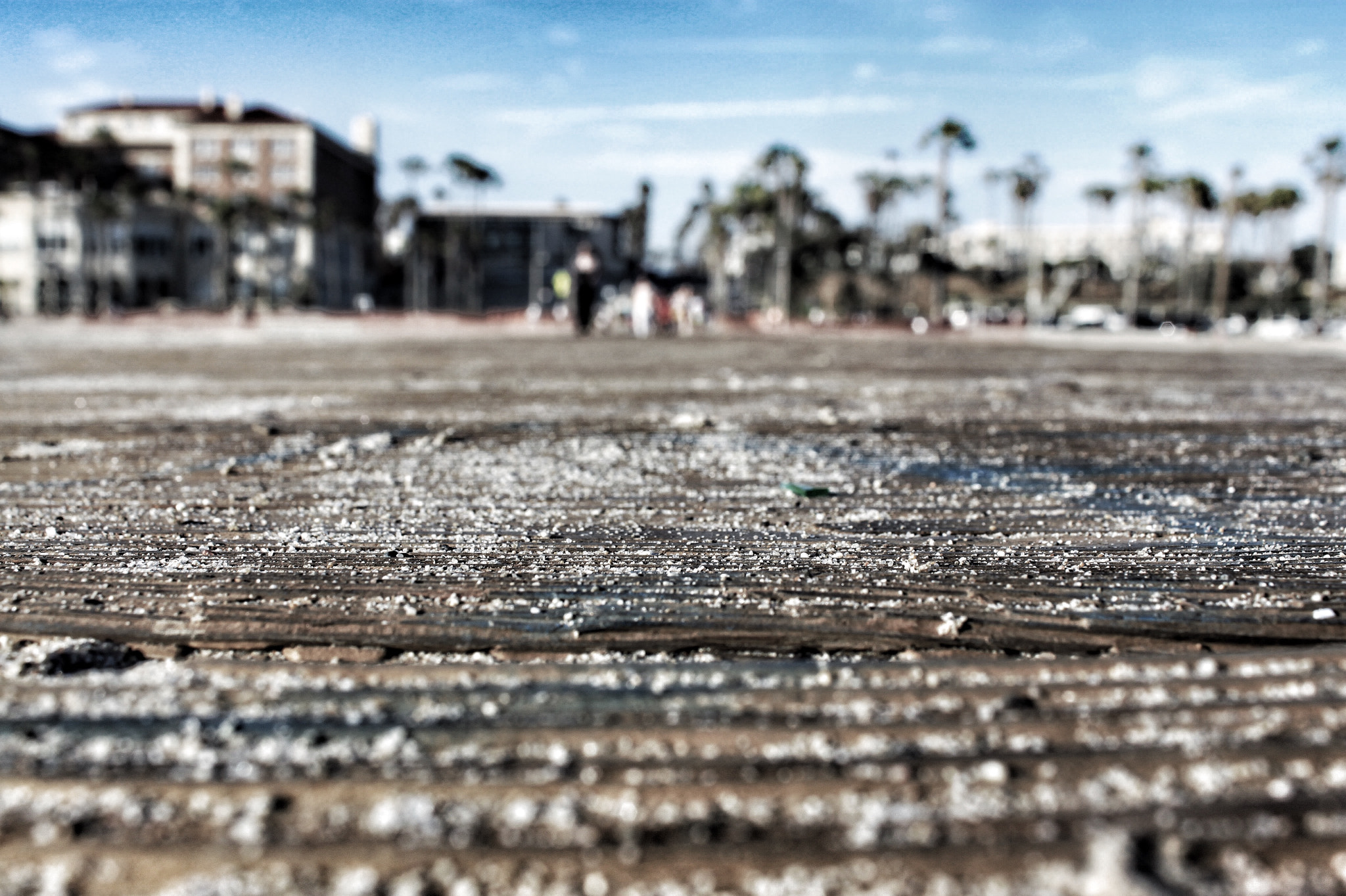 Canon EF-S 18-55mm F3.5-5.6 IS sample photo. Boardwalk sand photography