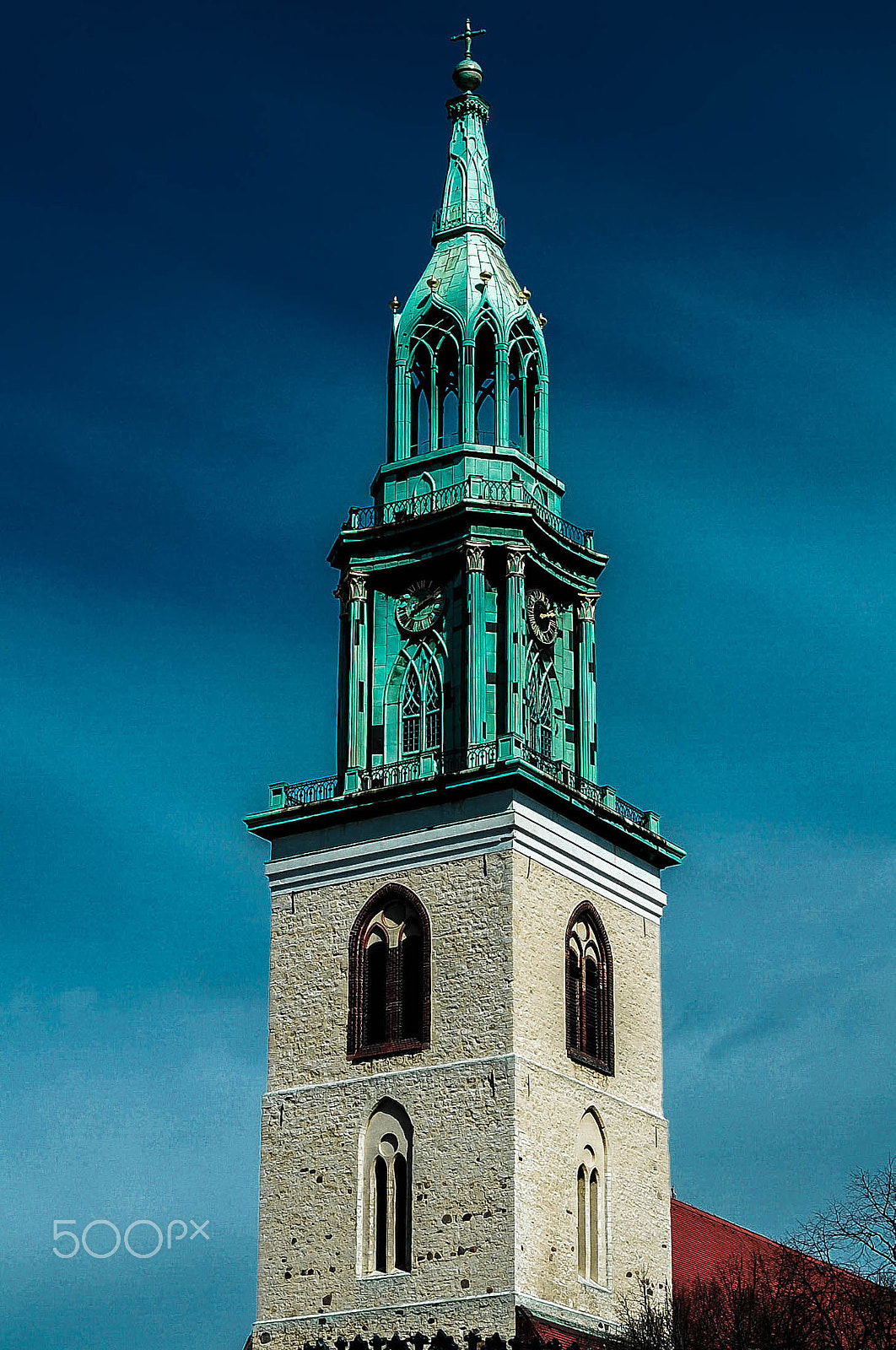 Nikon D40 sample photo. Church in berlin photography