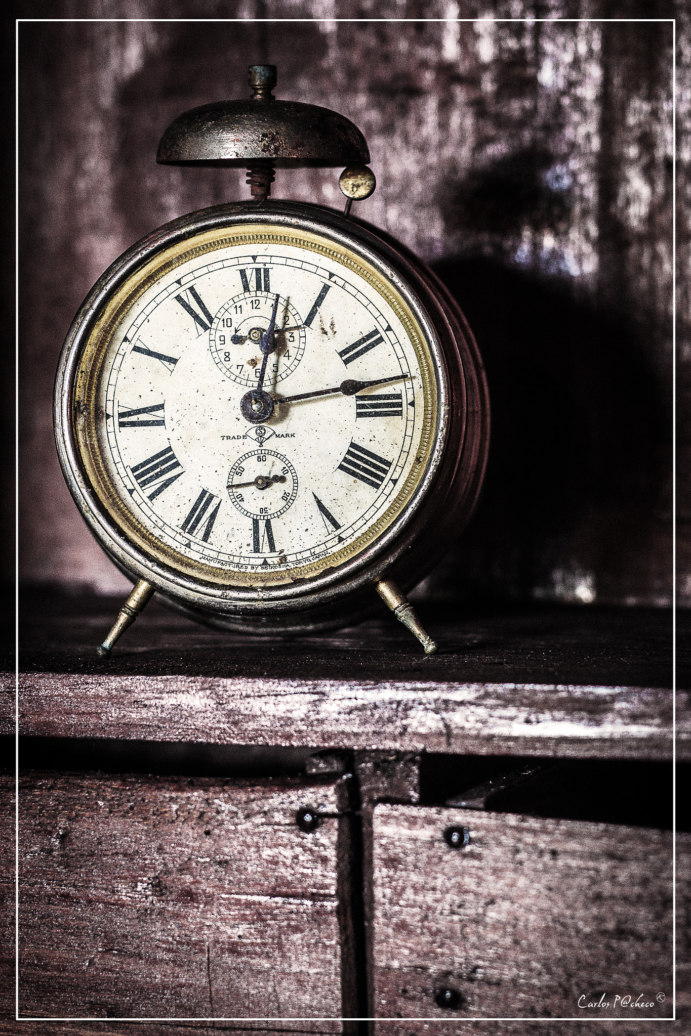 Sigma 50mm F1.4 EX DG HSM sample photo. Old clock photography