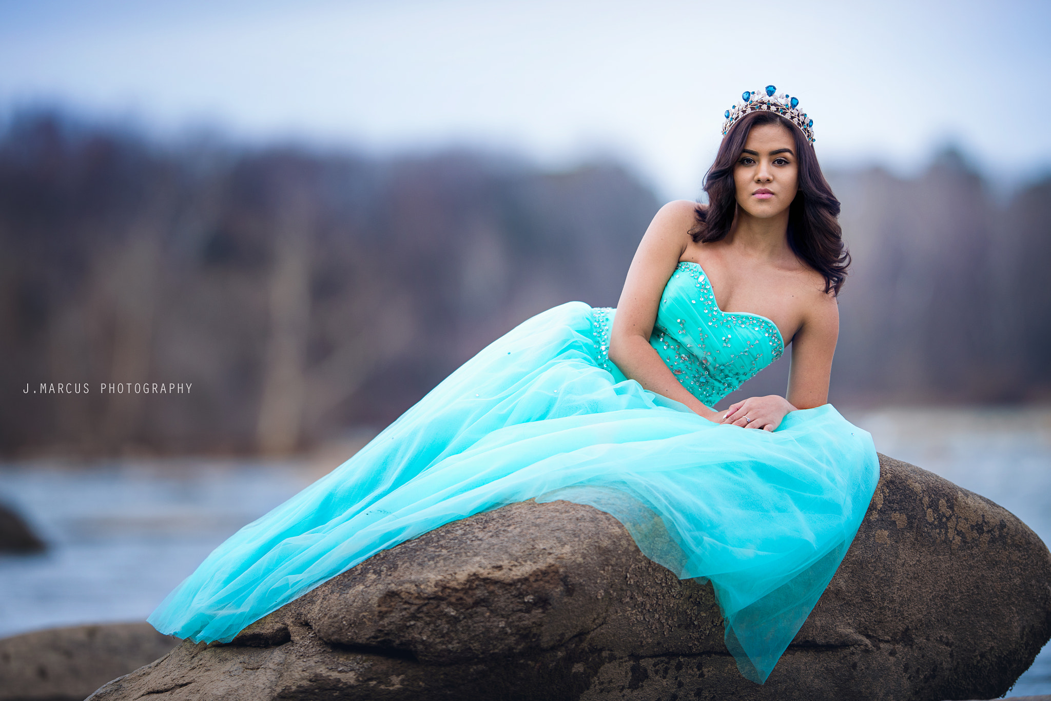 Nikon D810 sample photo. Princess on the rocks photography