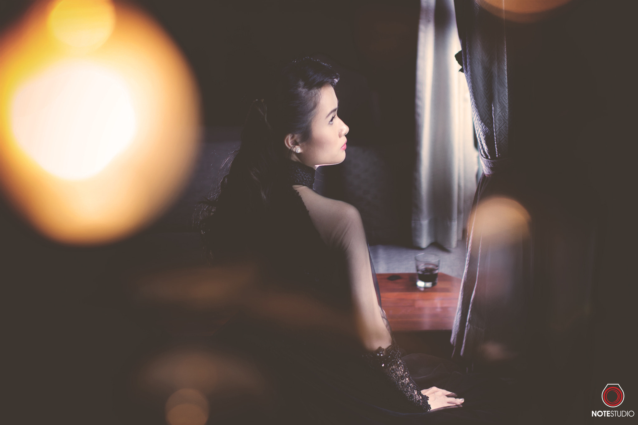 Sigma 50mm F1.4 EX DG HSM sample photo. Black dress photography