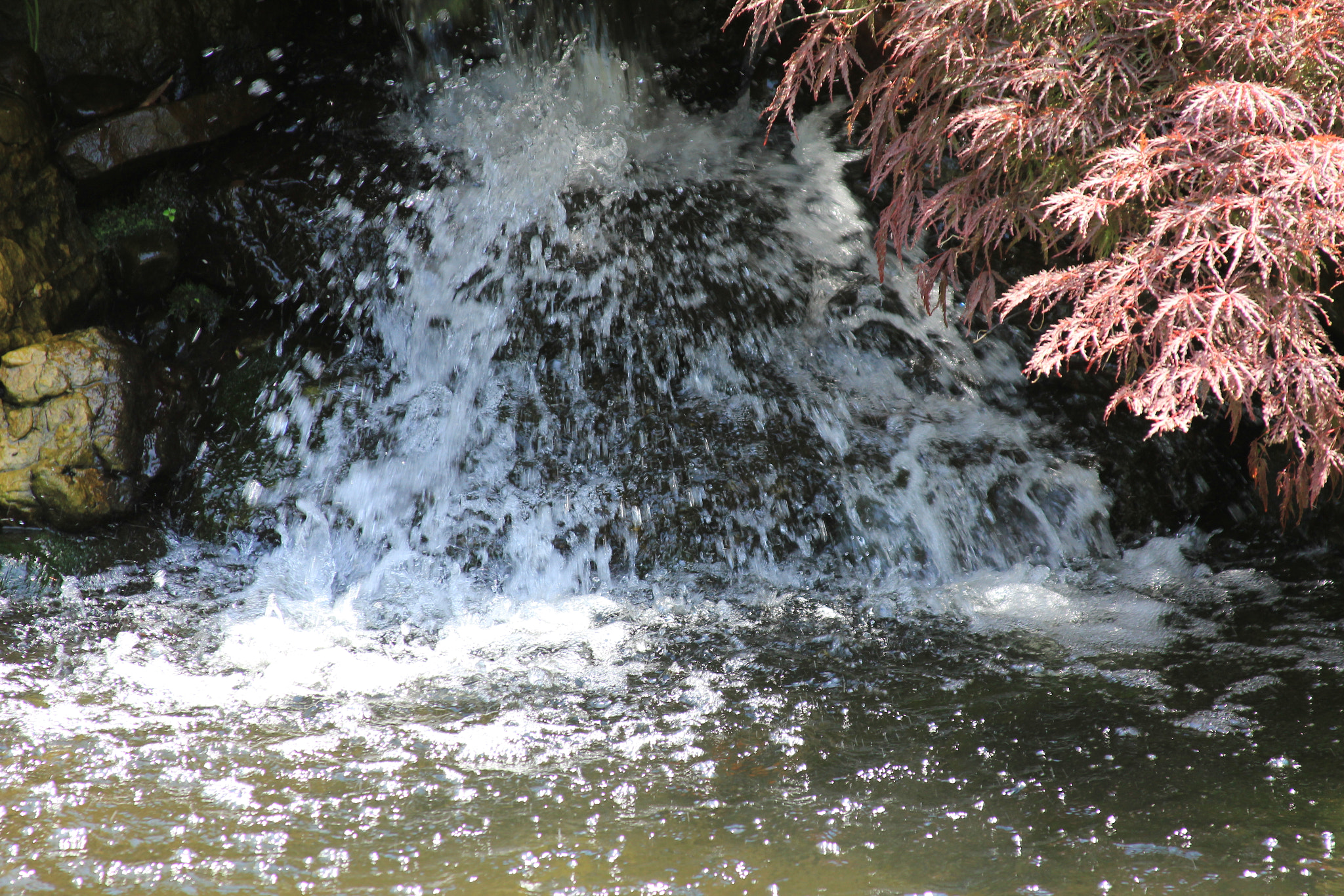 Canon EOS 550D (EOS Rebel T2i / EOS Kiss X4) sample photo. Small waterfall with beautiful water photography