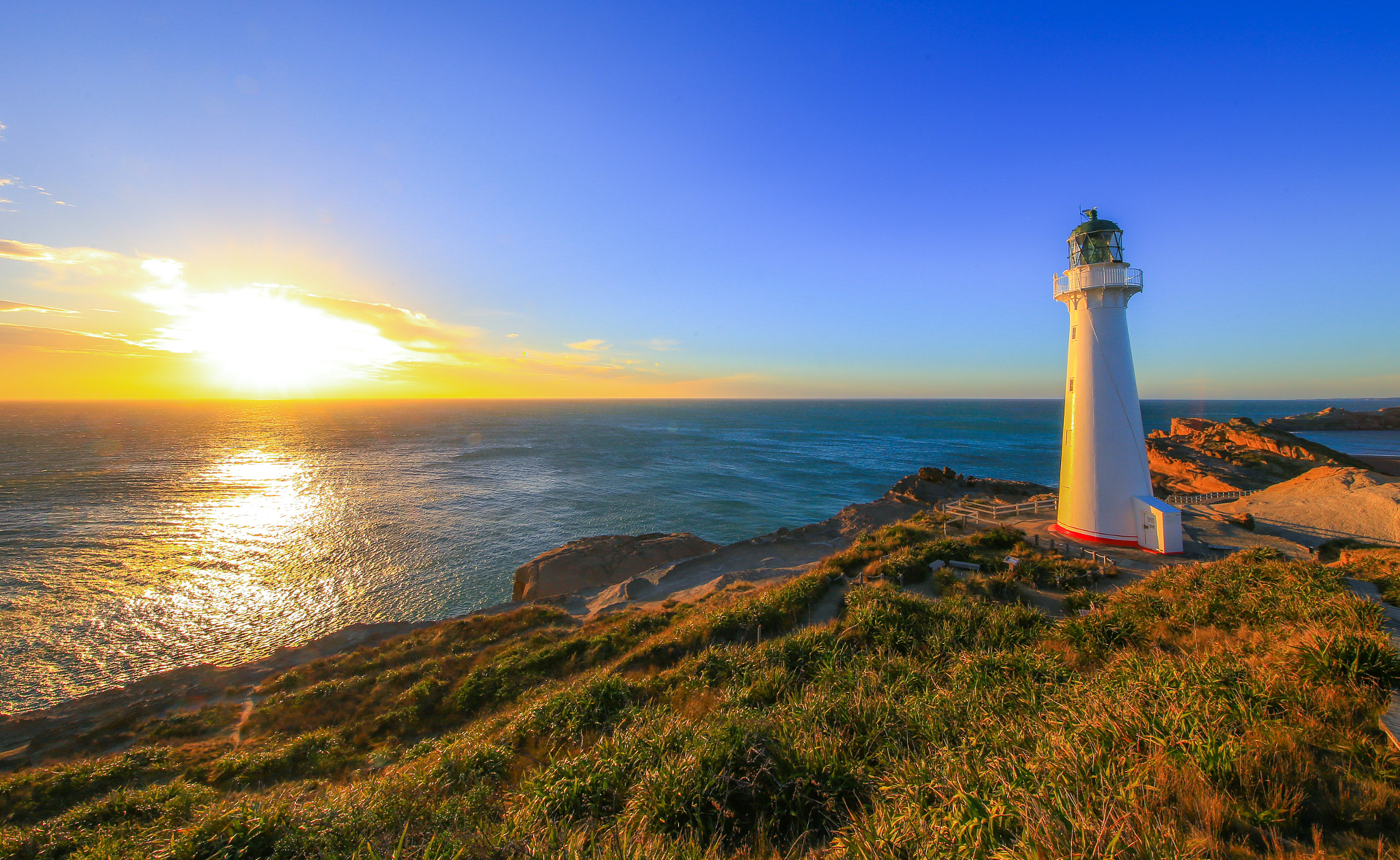 Canon EOS 6D + Canon EF 11-24mm F4L USM sample photo. Castle point lighthouse photography