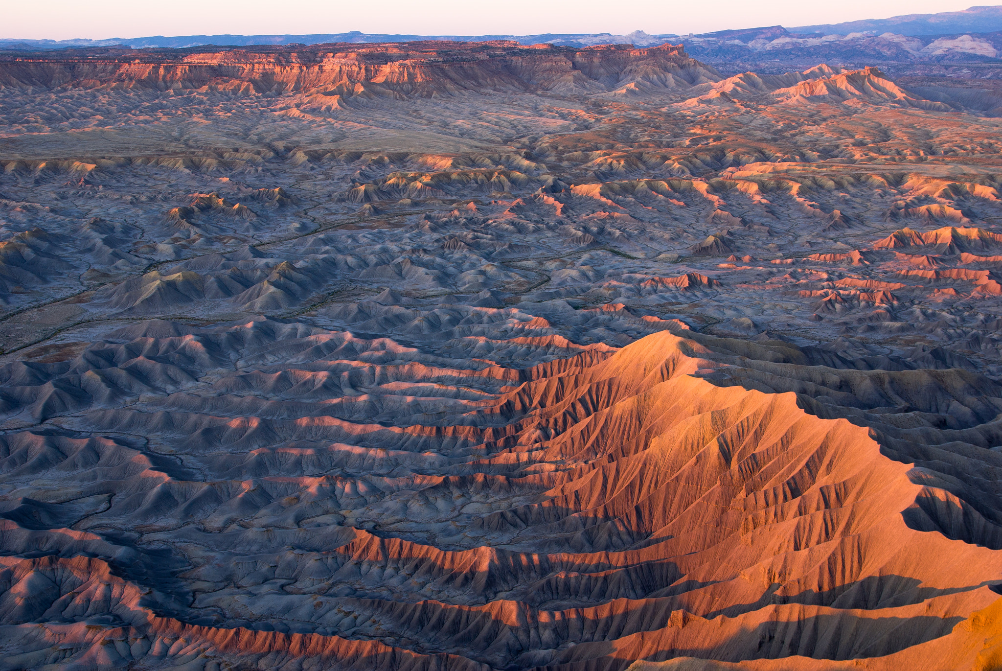 Pentax K10D sample photo. Badlands sunrise photography