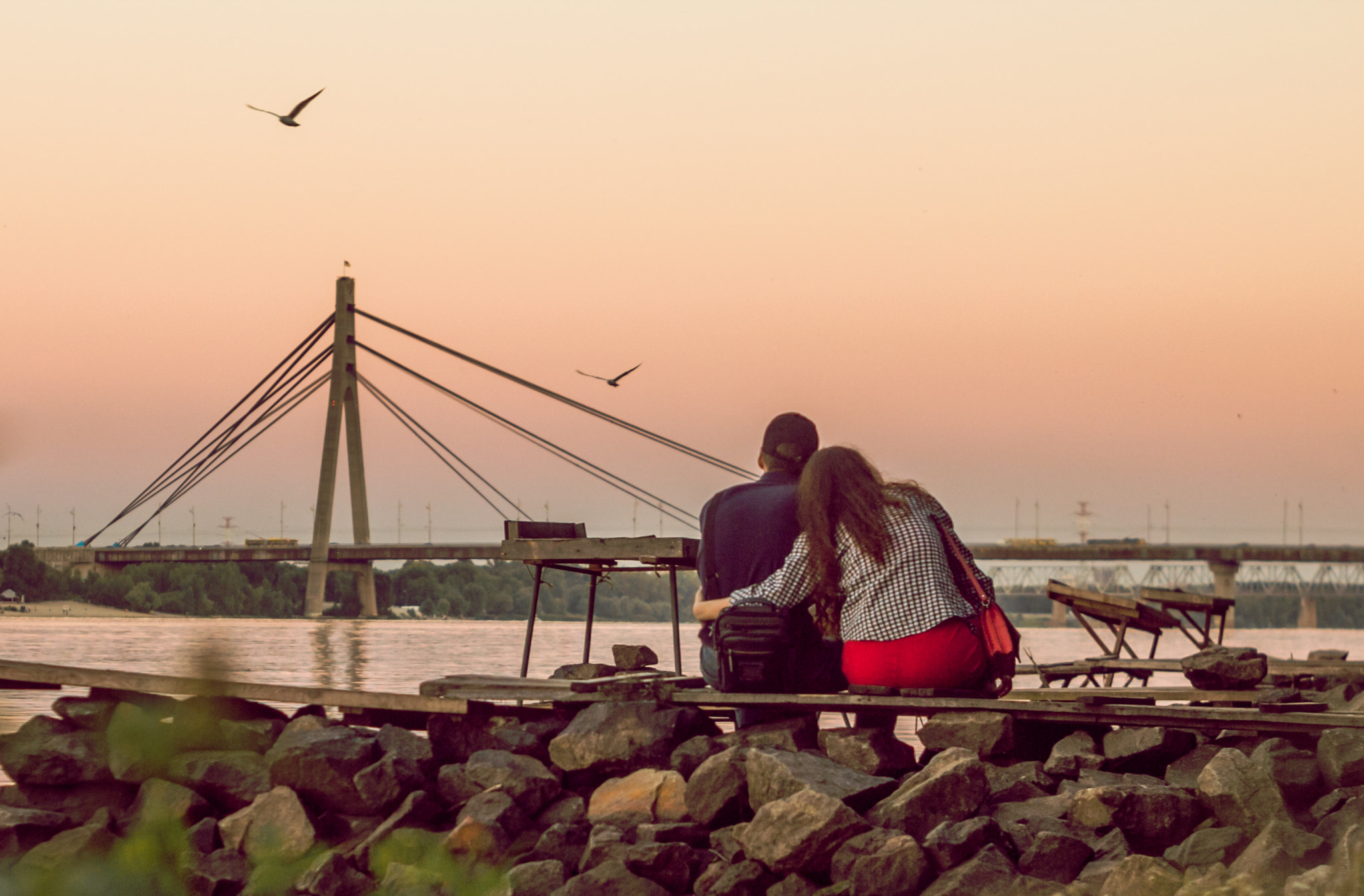 Canon EF 35-80mm f/4-5.6 sample photo. Sunset for two photography