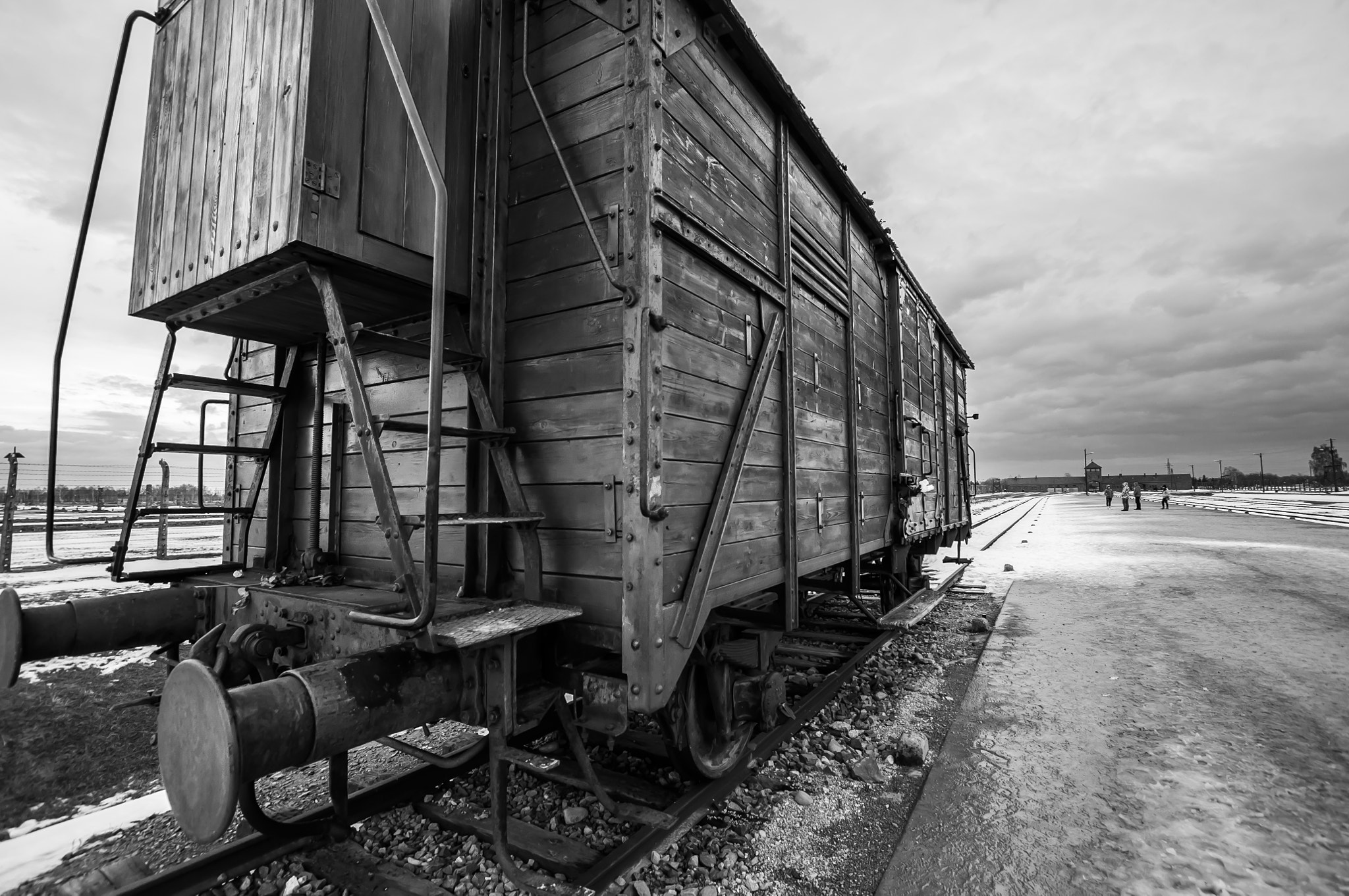 Nikon D90 + Sigma 10-20mm F3.5 EX DC HSM sample photo. Auschwitz train wagon photography