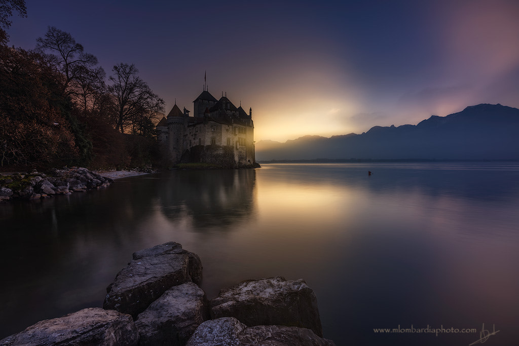 Sony a7R + Sony Vario-Sonnar T* 16-35mm F2.8 ZA SSM sample photo. Chillon castle photography