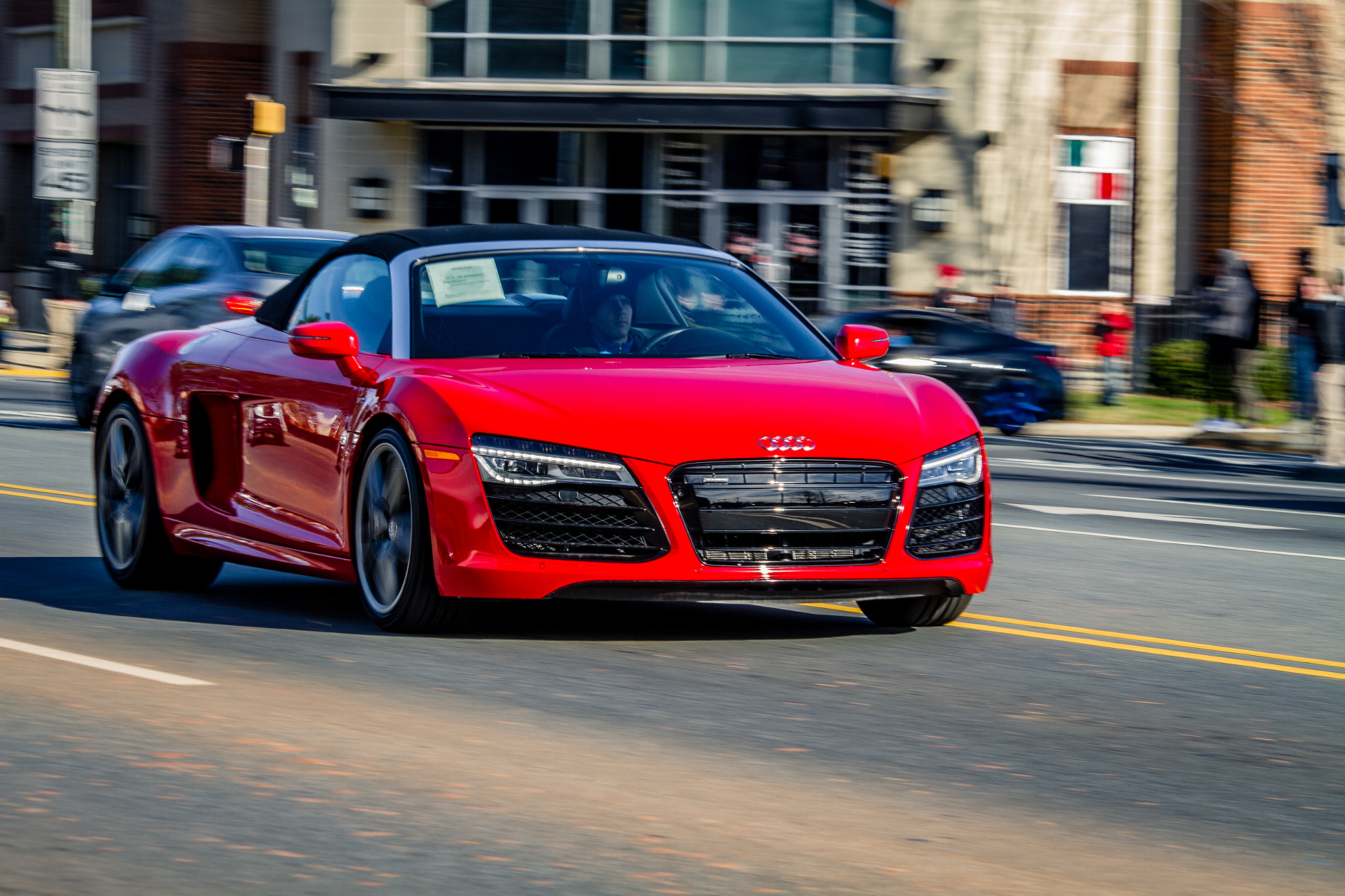 Canon EF-S 55-250mm F4-5.6 IS STM sample photo. Audi rolling photography